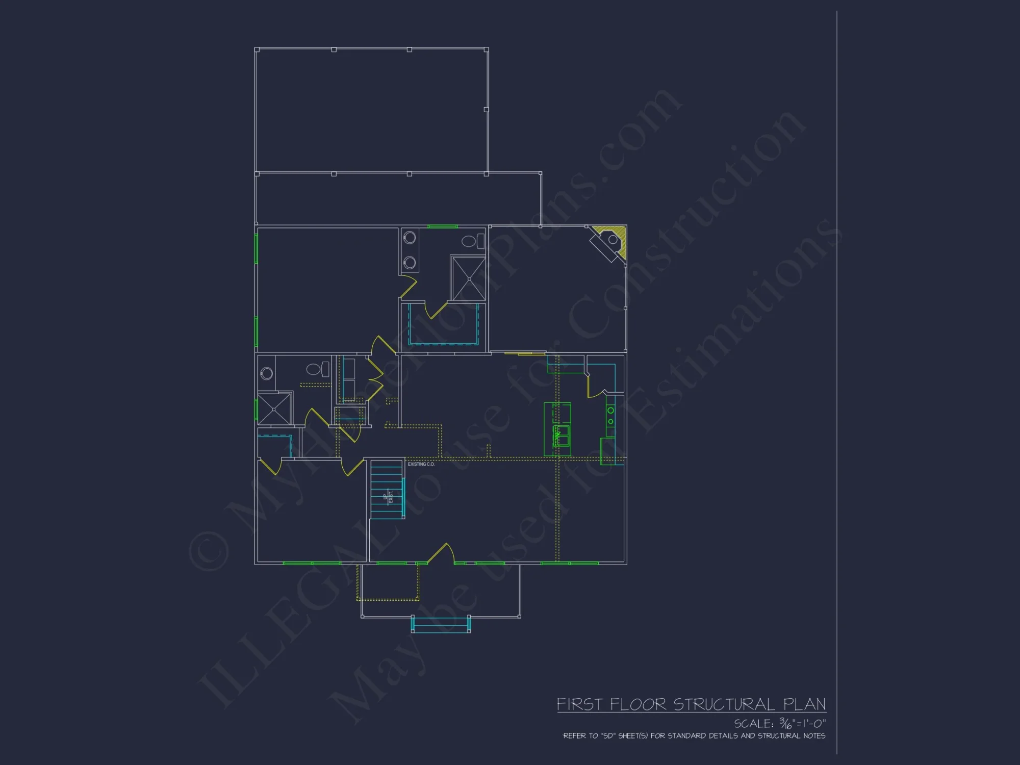 Charming 4-Bedroom house Plan with CAD Floor Designs