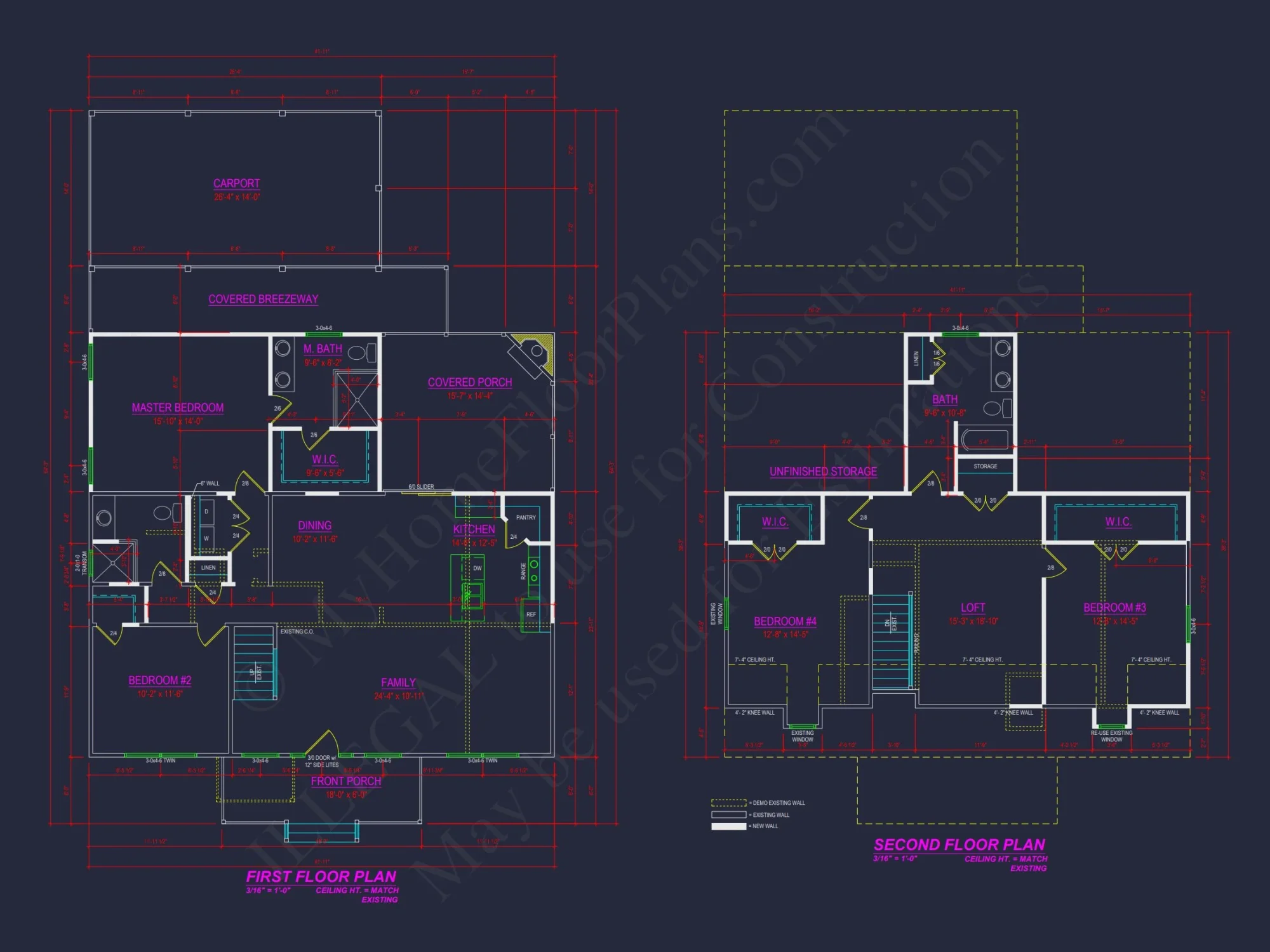 Charming 4-Bedroom house Plan with CAD Floor Designs