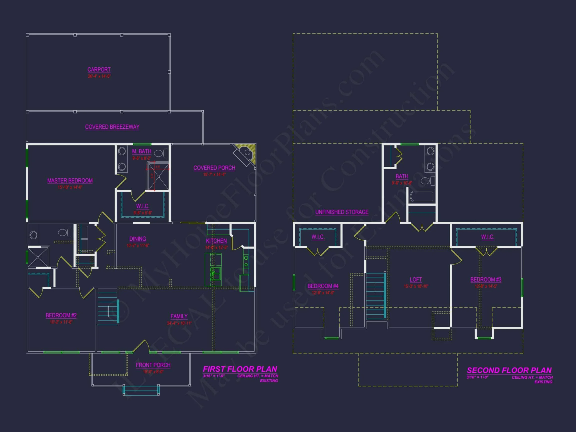 20-1150 HOUSE PLAN - Charming 4-Bedroom House Plan with CAD Floor Designs 36 Charming 4-Bedroom house Plan with CAD Floor Designs
