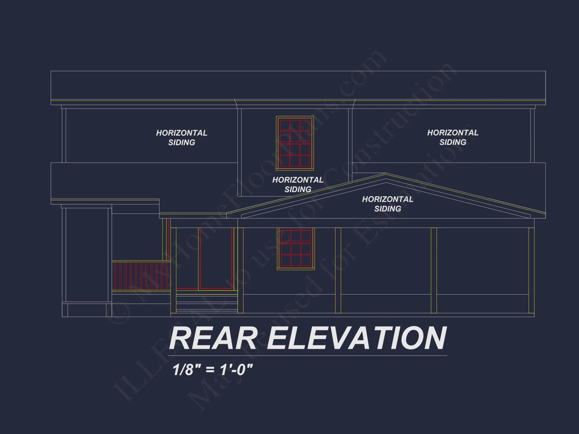 Charming 4-Bedroom house Plan with CAD Floor Designs