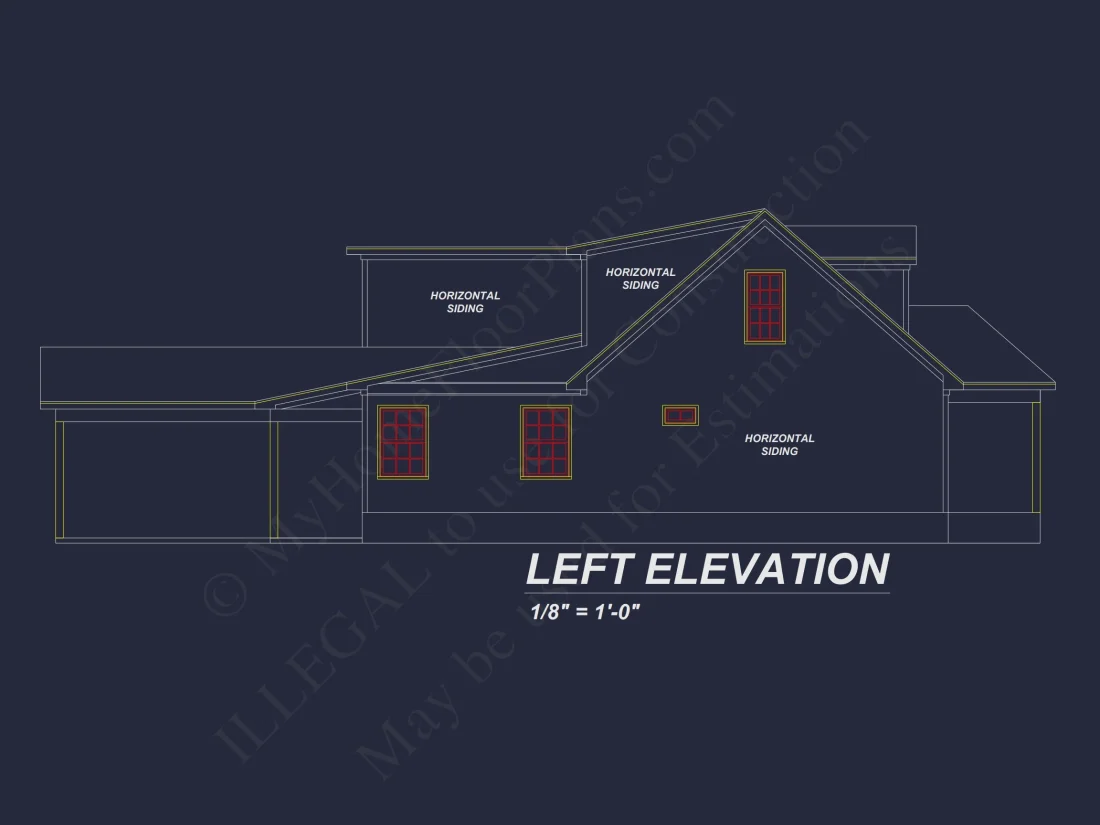 Charming 4-Bedroom house Plan with CAD Floor Designs