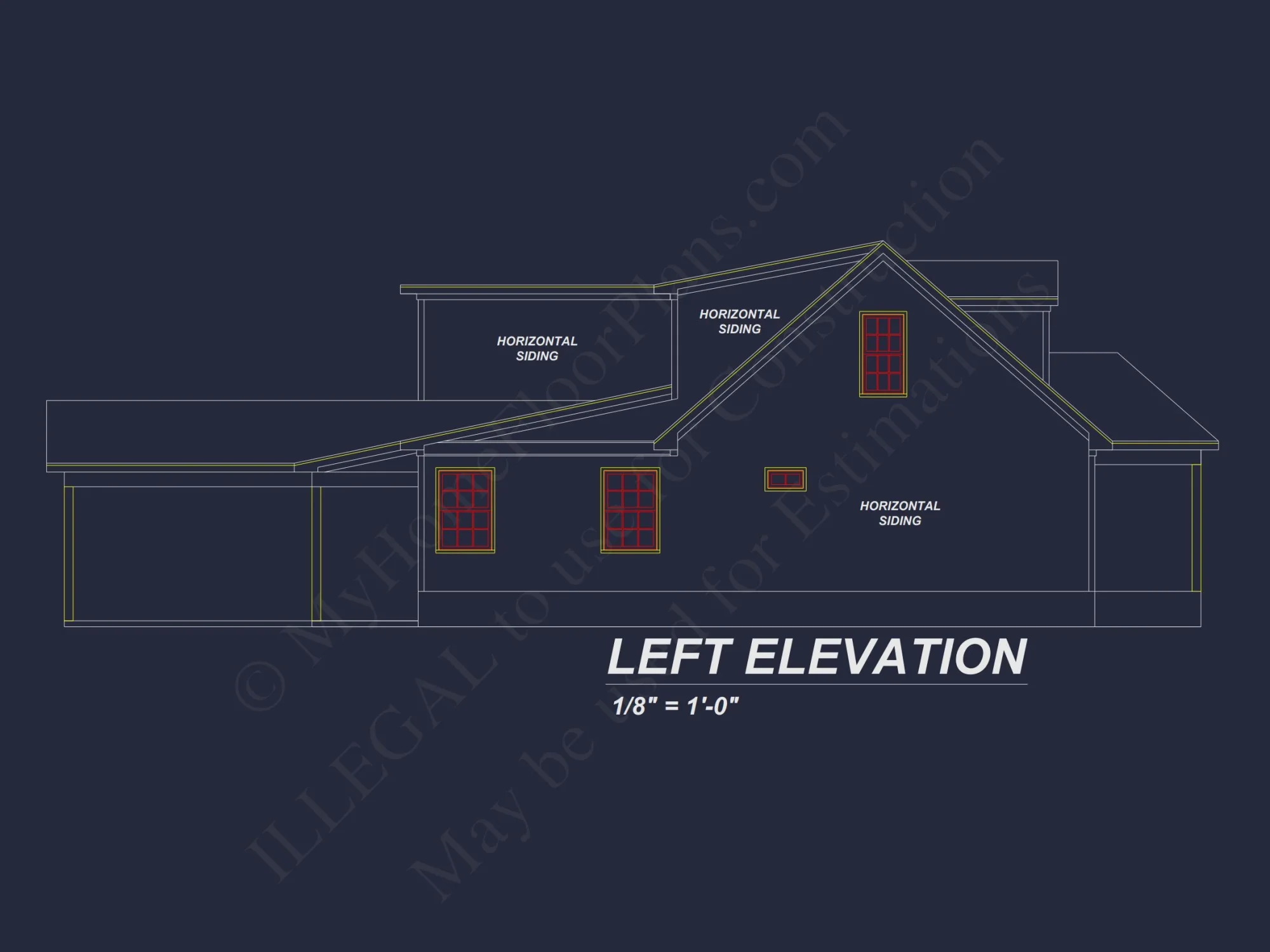 Charming 4-Bedroom house Plan with CAD Floor Designs