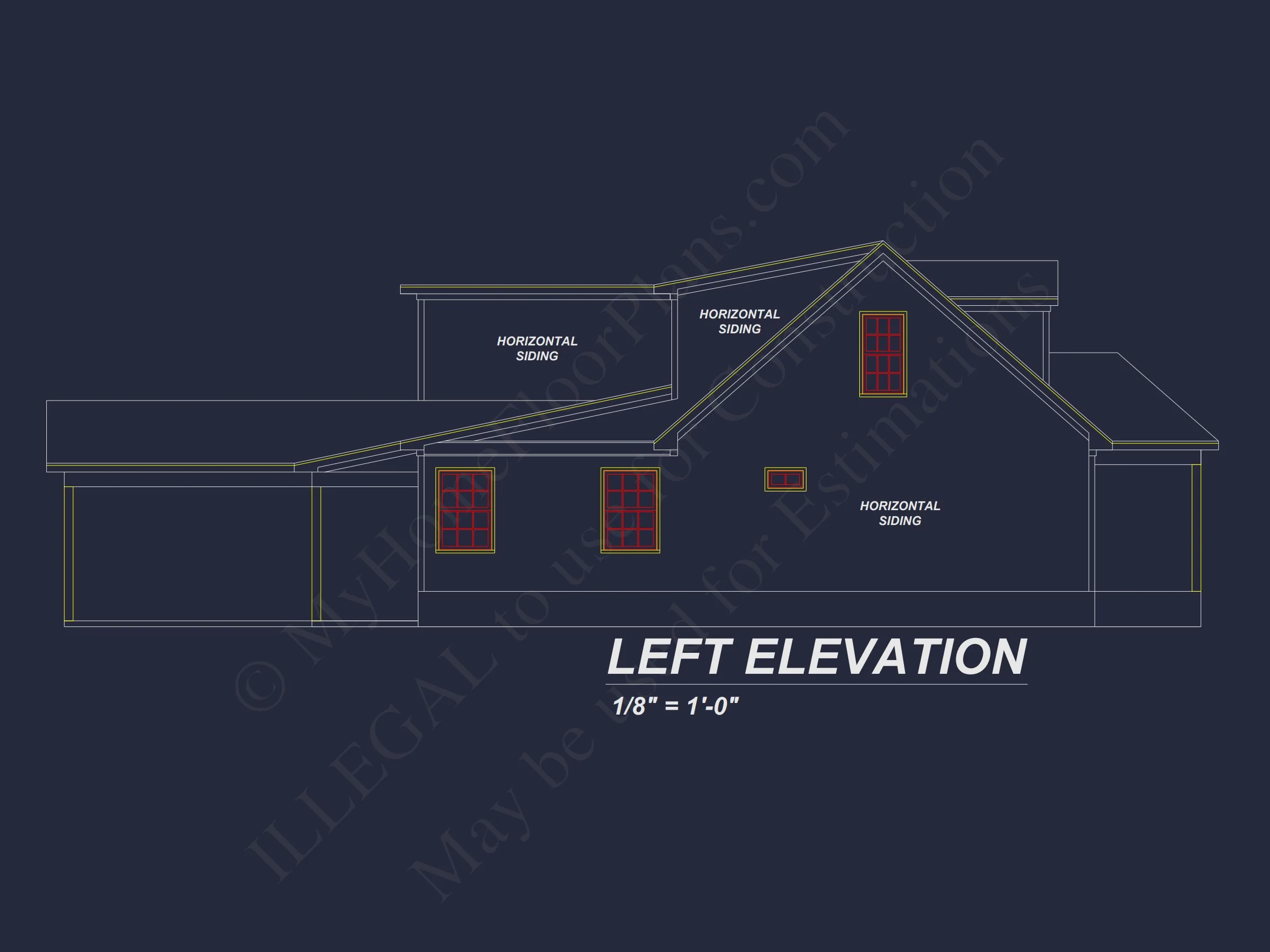 20-1150 HOUSE PLAN - Charming 4-Bedroom House Plan with CAD Floor Designs 33 Charming 4-Bedroom house Plan with CAD Floor Designs