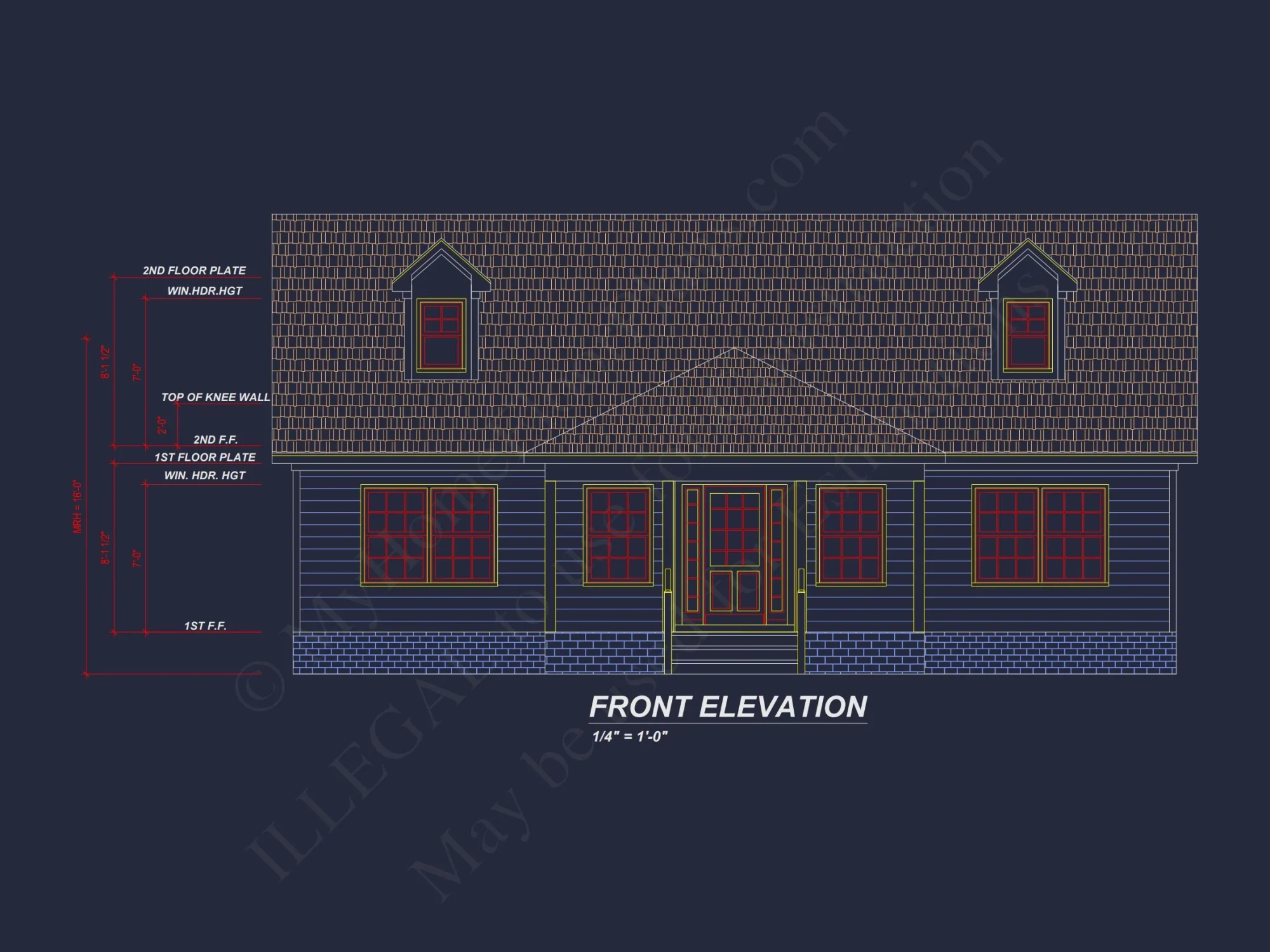 Charming 4-Bedroom house Plan with CAD Floor Designs