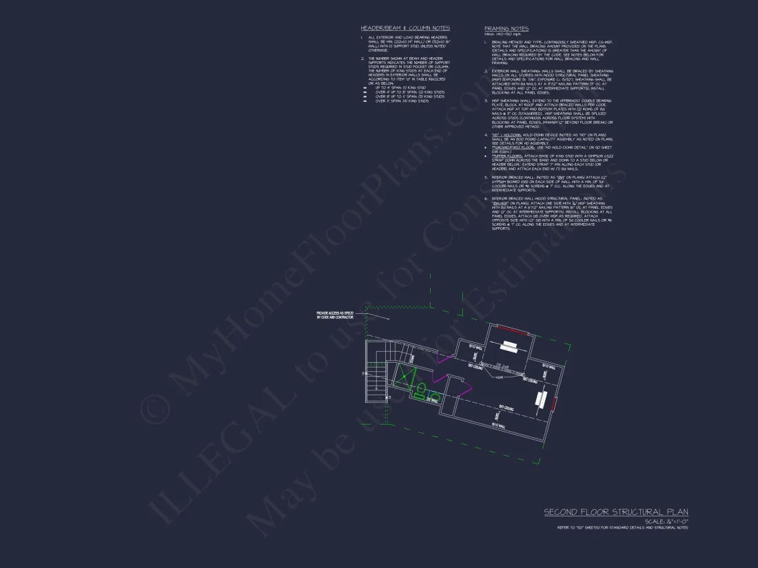 Elegant house Plan with Floor Plans, CAD Blueprint & Designs