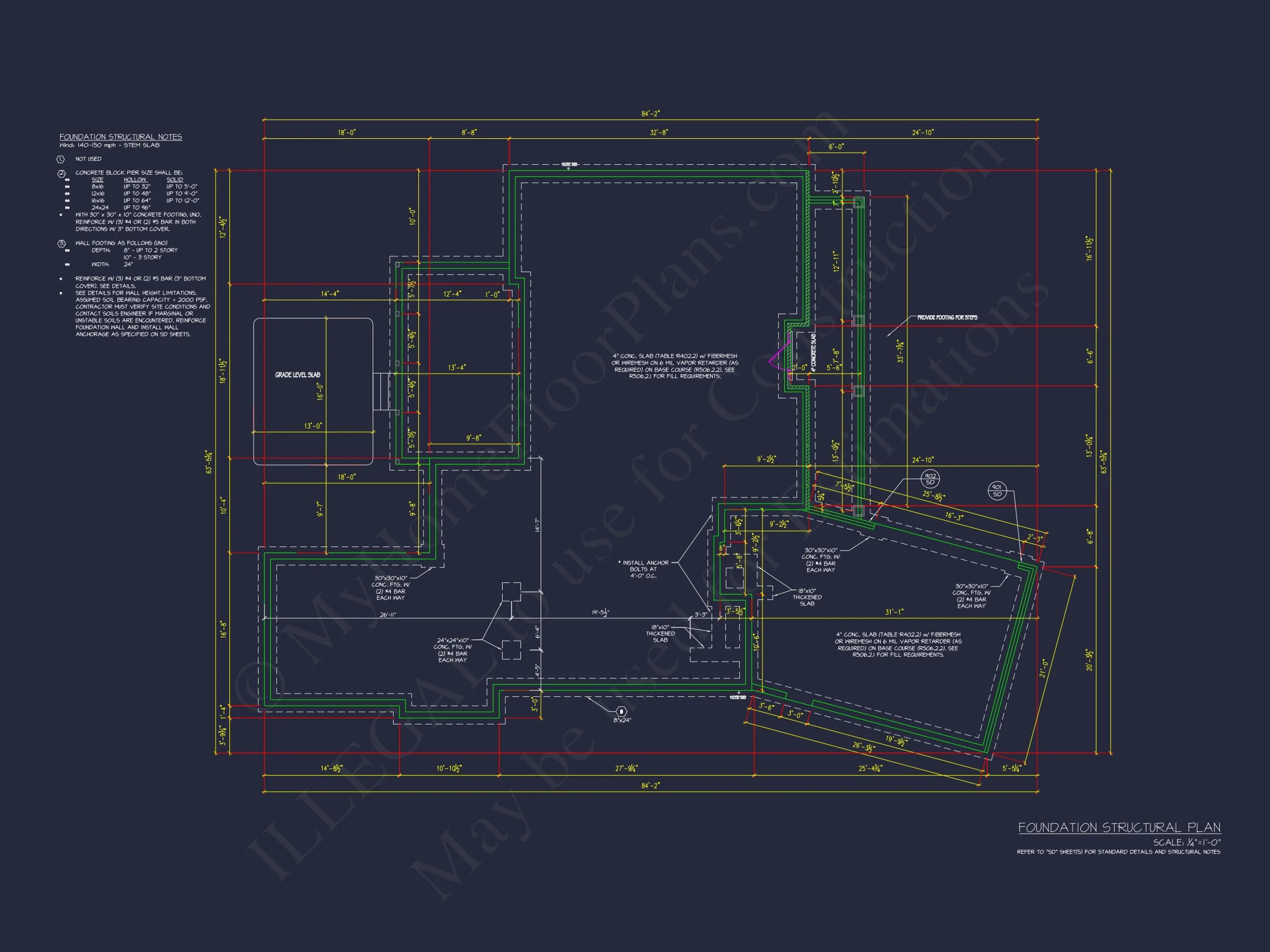 Elegant house Plan with Floor Plans, CAD Blueprint & Designs