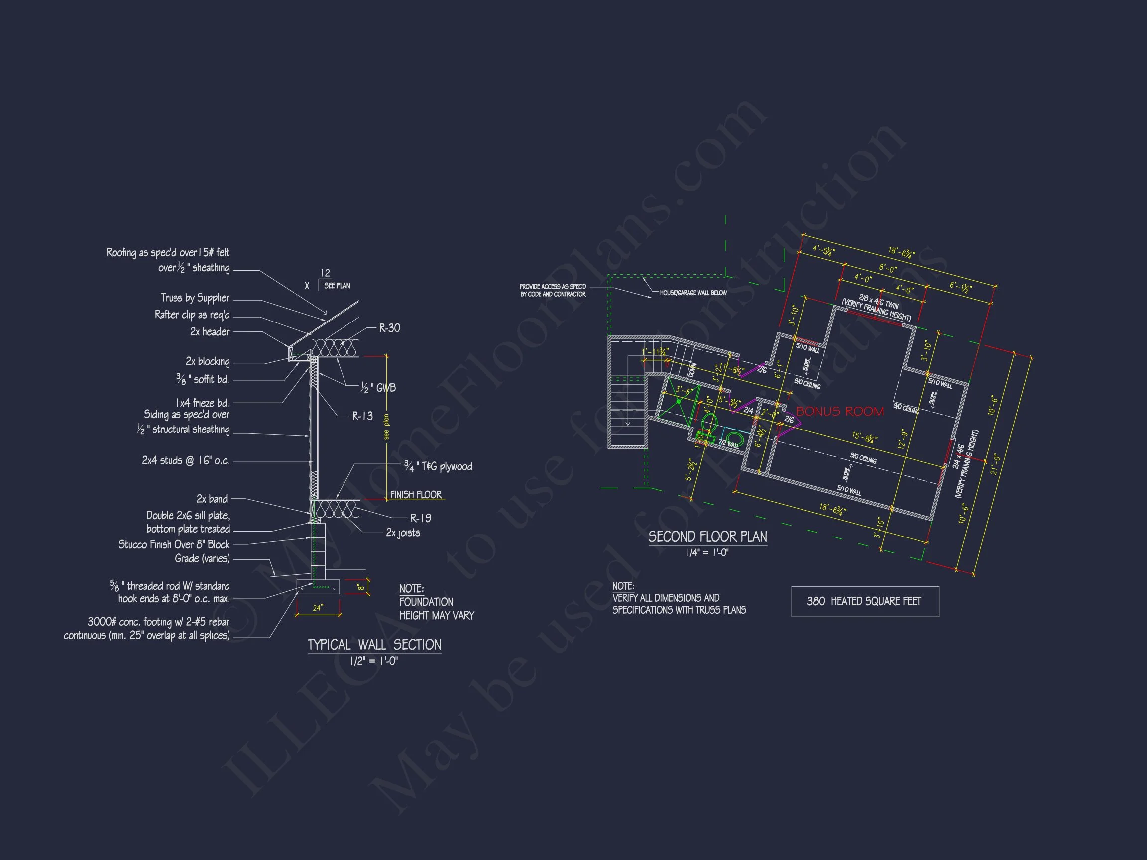Elegant house Plan with Floor Plans, CAD Blueprint & Designs