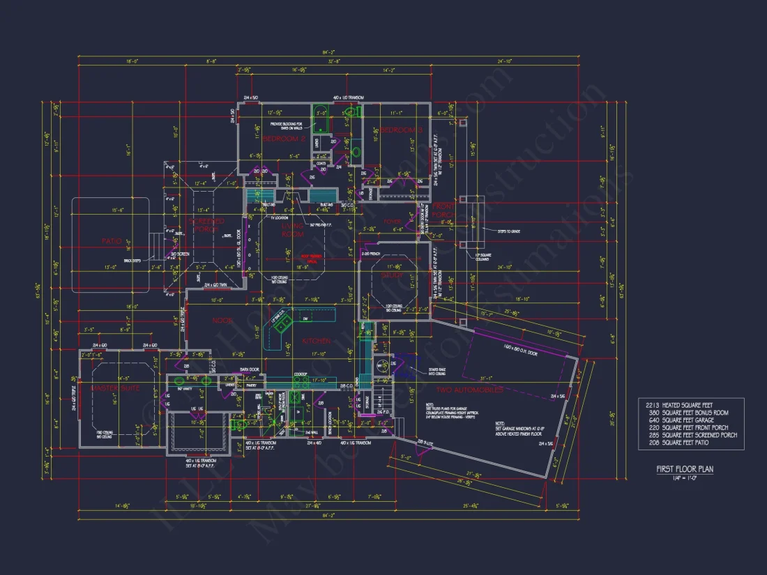 Elegant house Plan with Floor Plans, CAD Blueprint & Designs