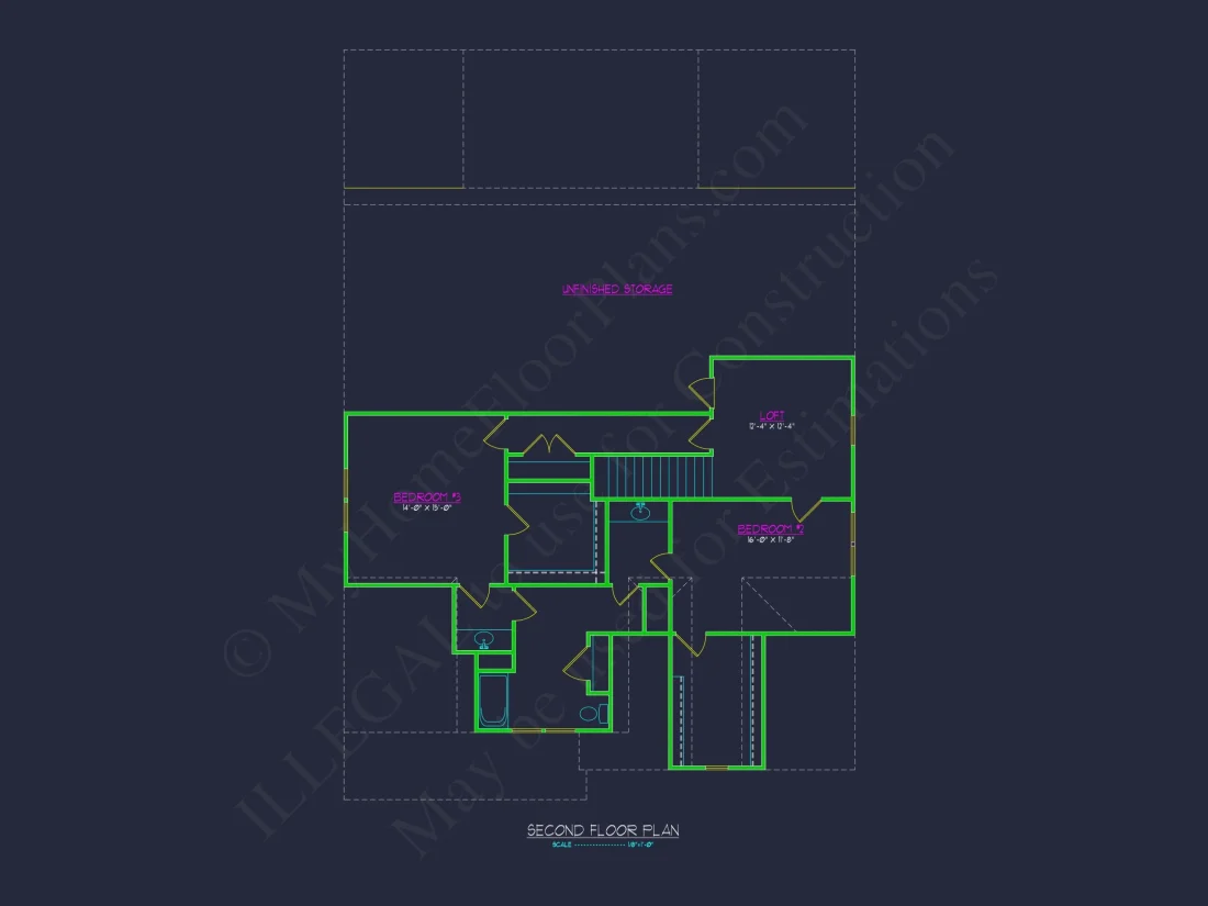 Modern Farmhouse house Plan with 2 Stories and Spacious Design