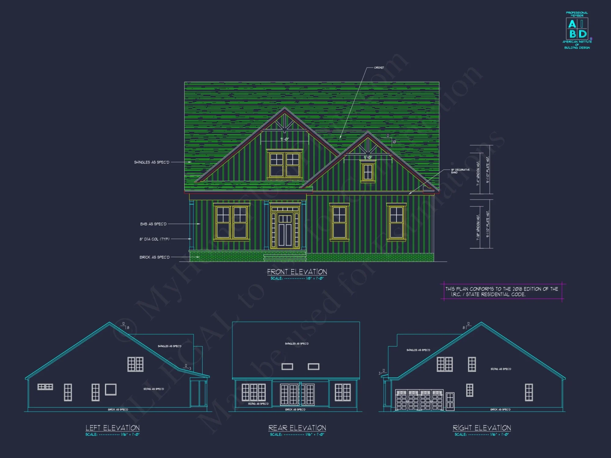 Modern Farmhouse house Plan with 2 Stories and Spacious Design