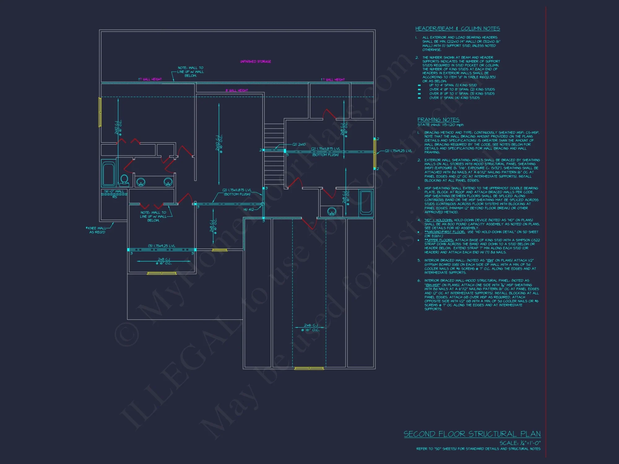 Stunning 2-Story house Plan with 4 Bedrooms, CAD Designs & Features