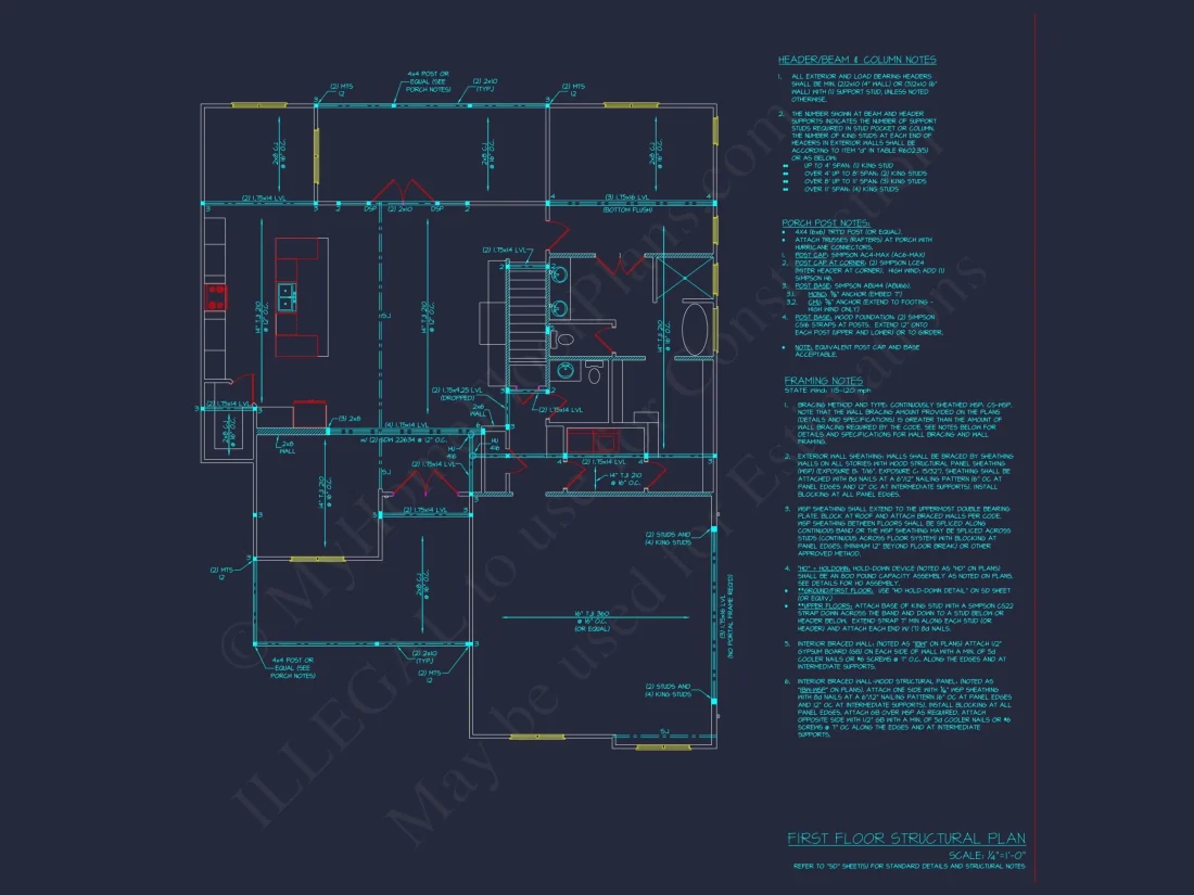 Stunning 2-Story house Plan with 4 Bedrooms, CAD Designs & Features