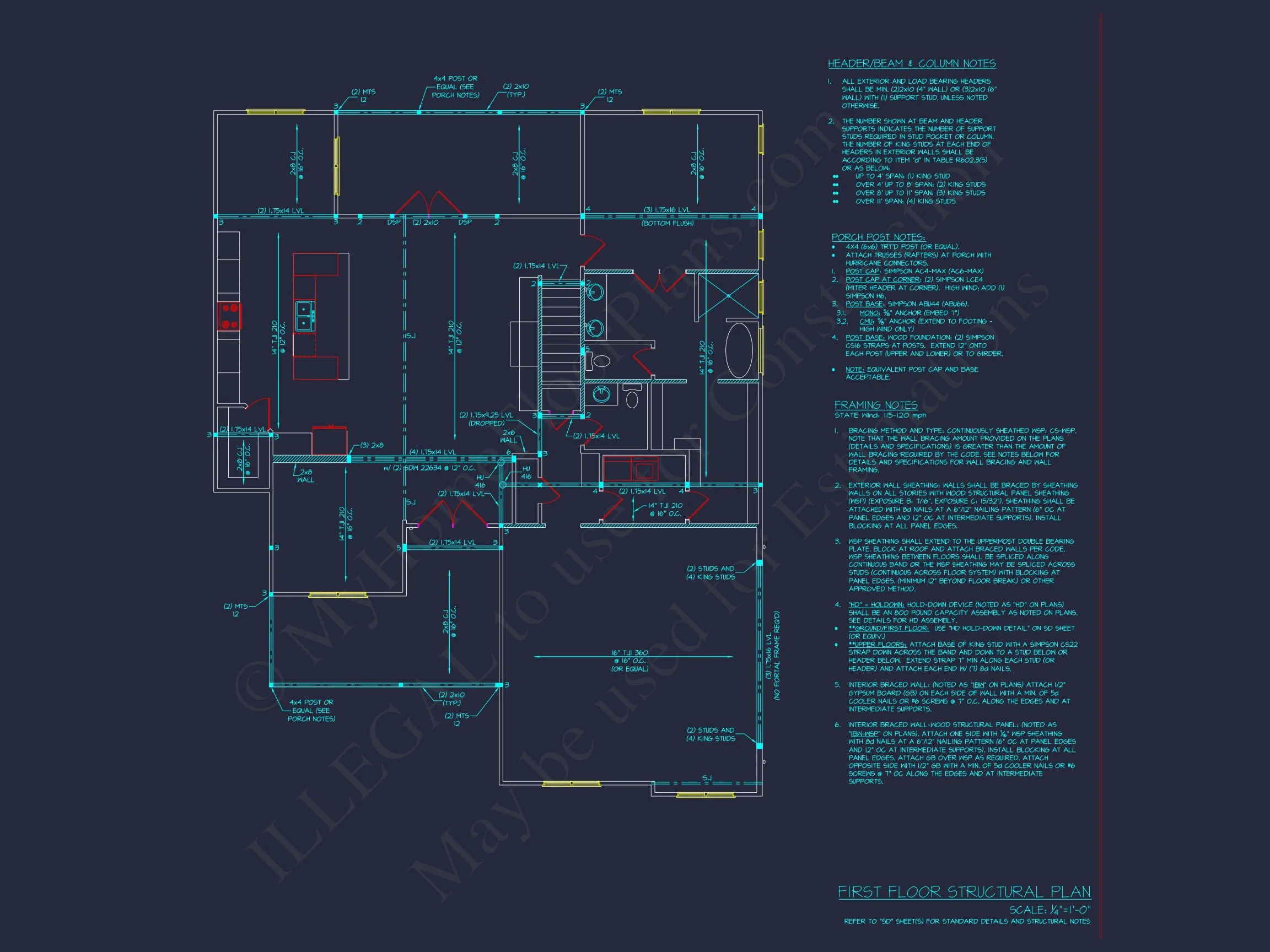 19-2227 HOUSE PLAN - Stunning 2-Story House Plan with 4 Bedrooms, CAD Designs & Features 7 Stunning 2-Story house Plan with 4 Bedrooms, CAD Designs & Features