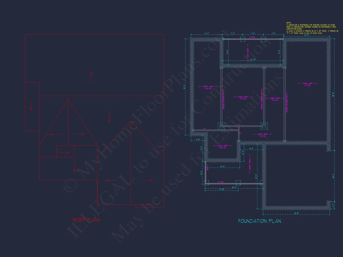 Stunning 2-Story house Plan with 4 Bedrooms, CAD Designs & Features
