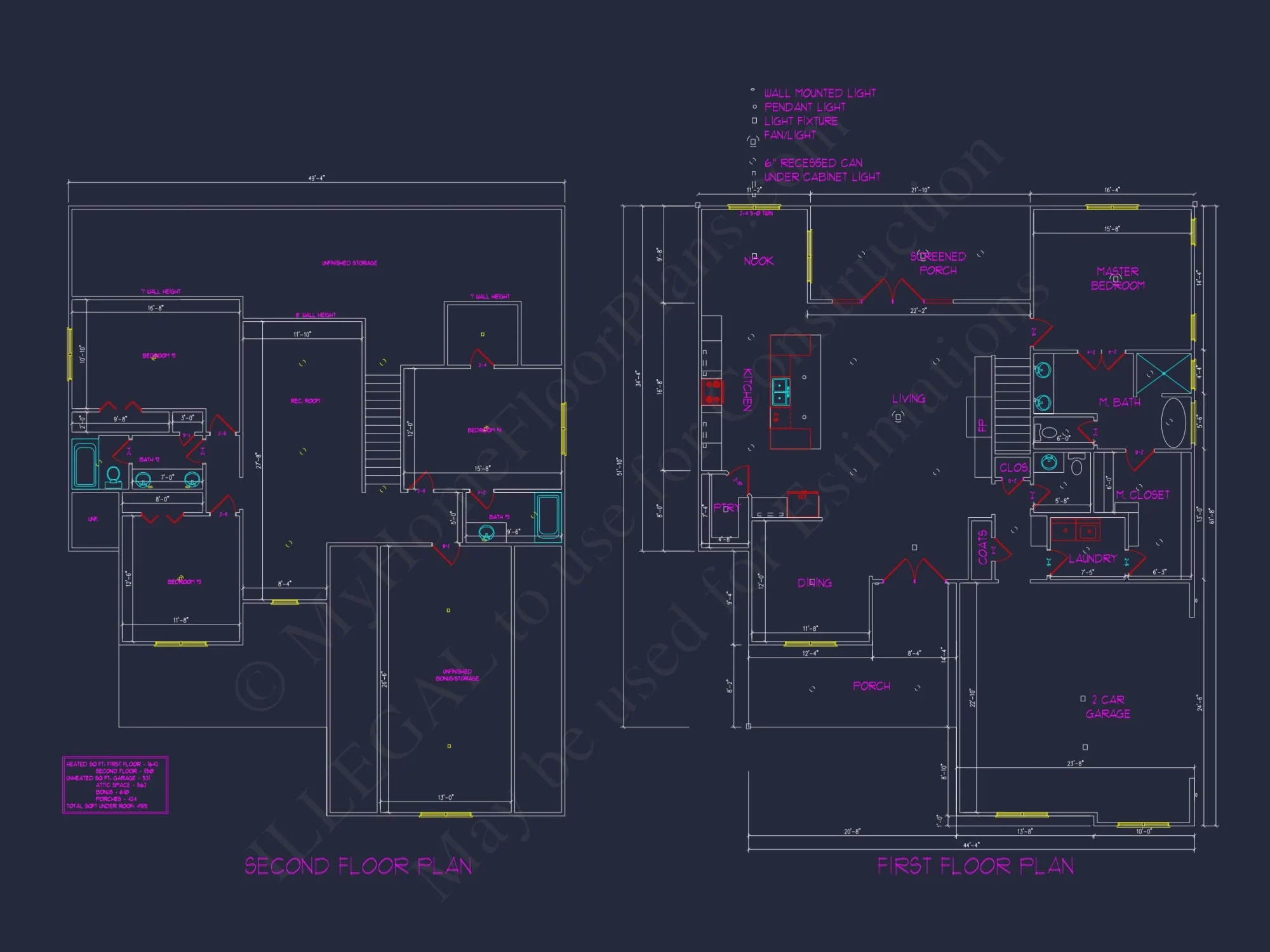 Stunning 2-Story house Plan with 4 Bedrooms, CAD Designs & Features