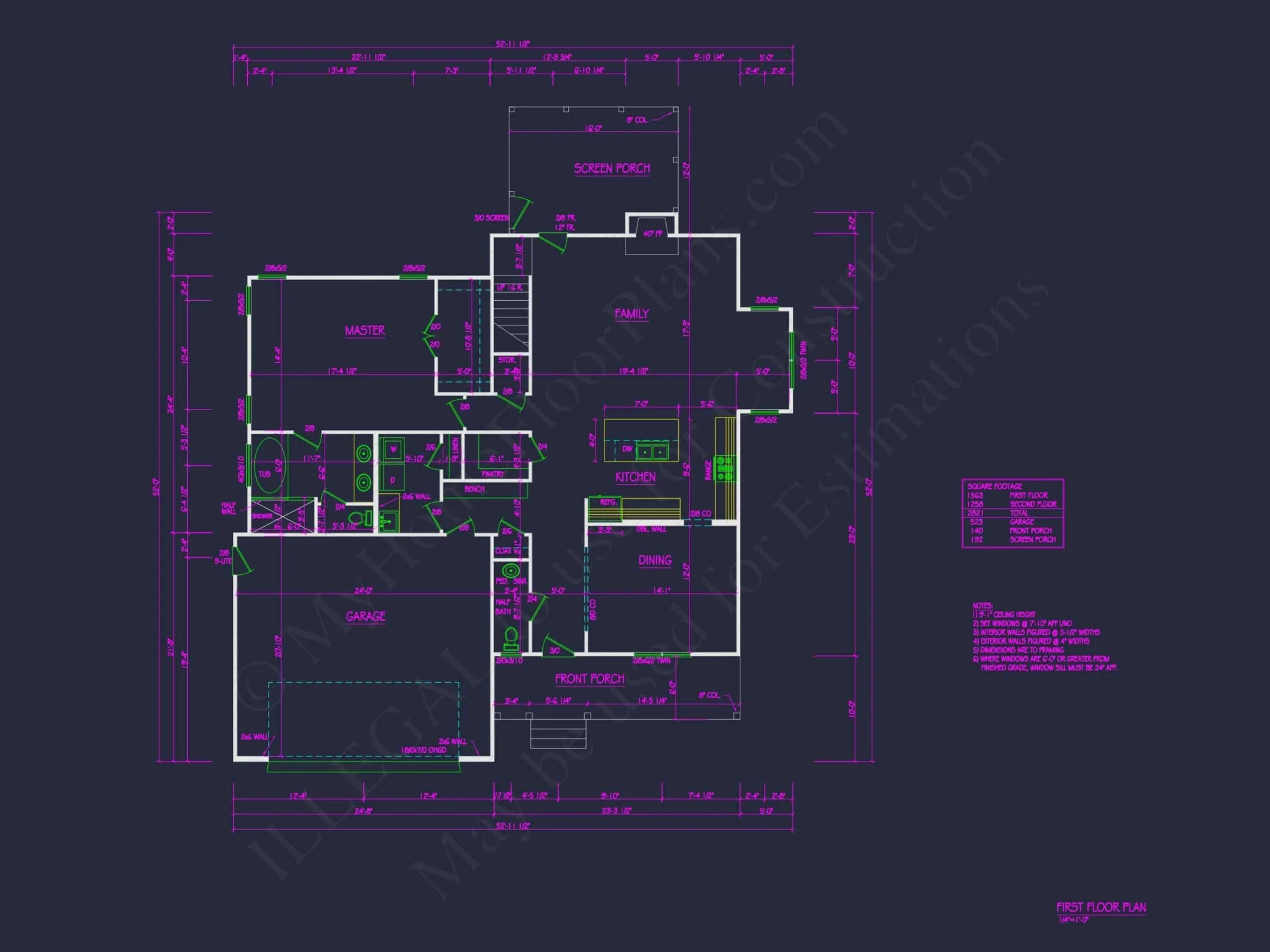 Beautiful 2-Story house Plan with Traditional CAD Designs