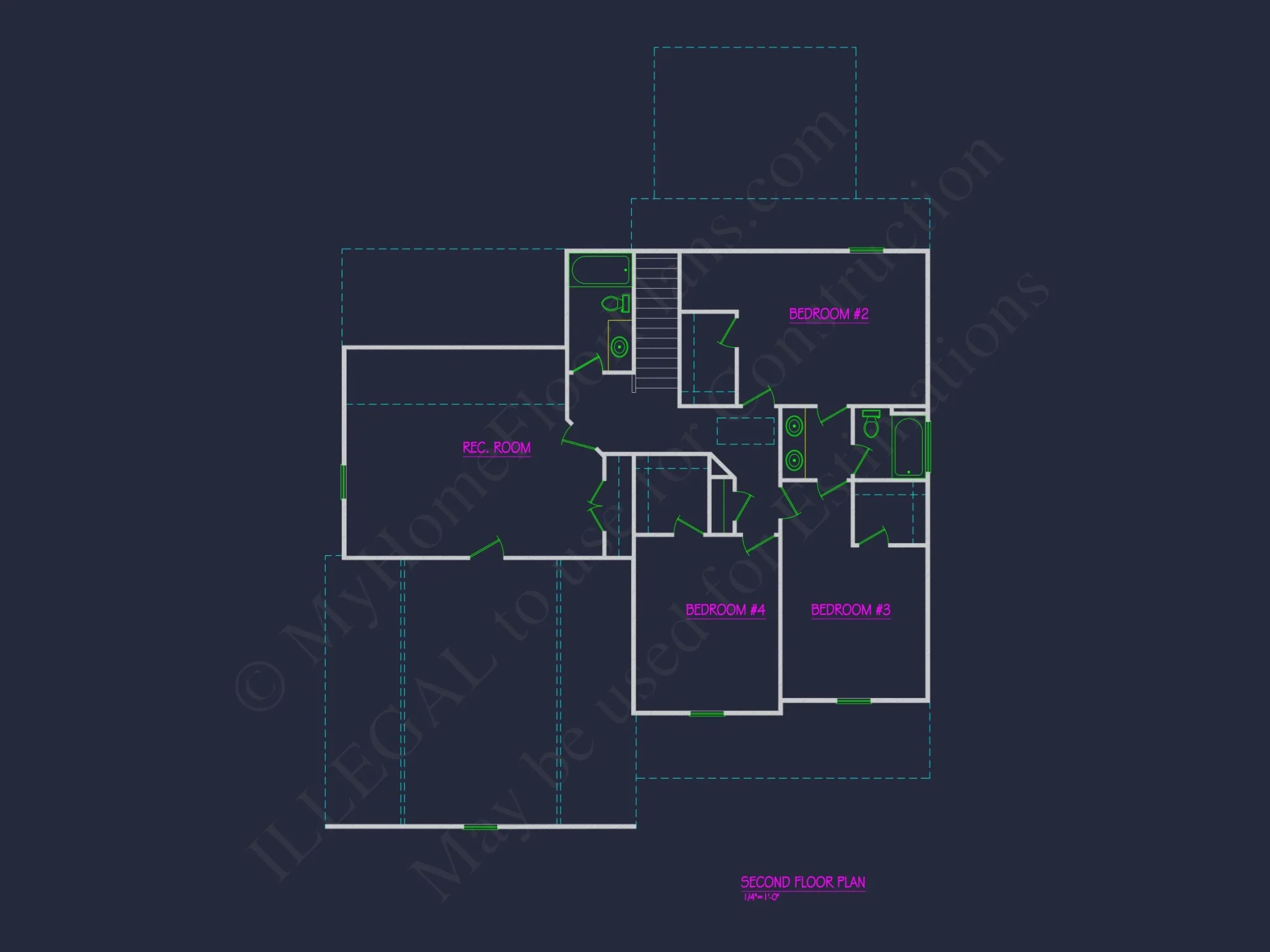 Beautiful 2-Story house Plan with Traditional CAD Designs