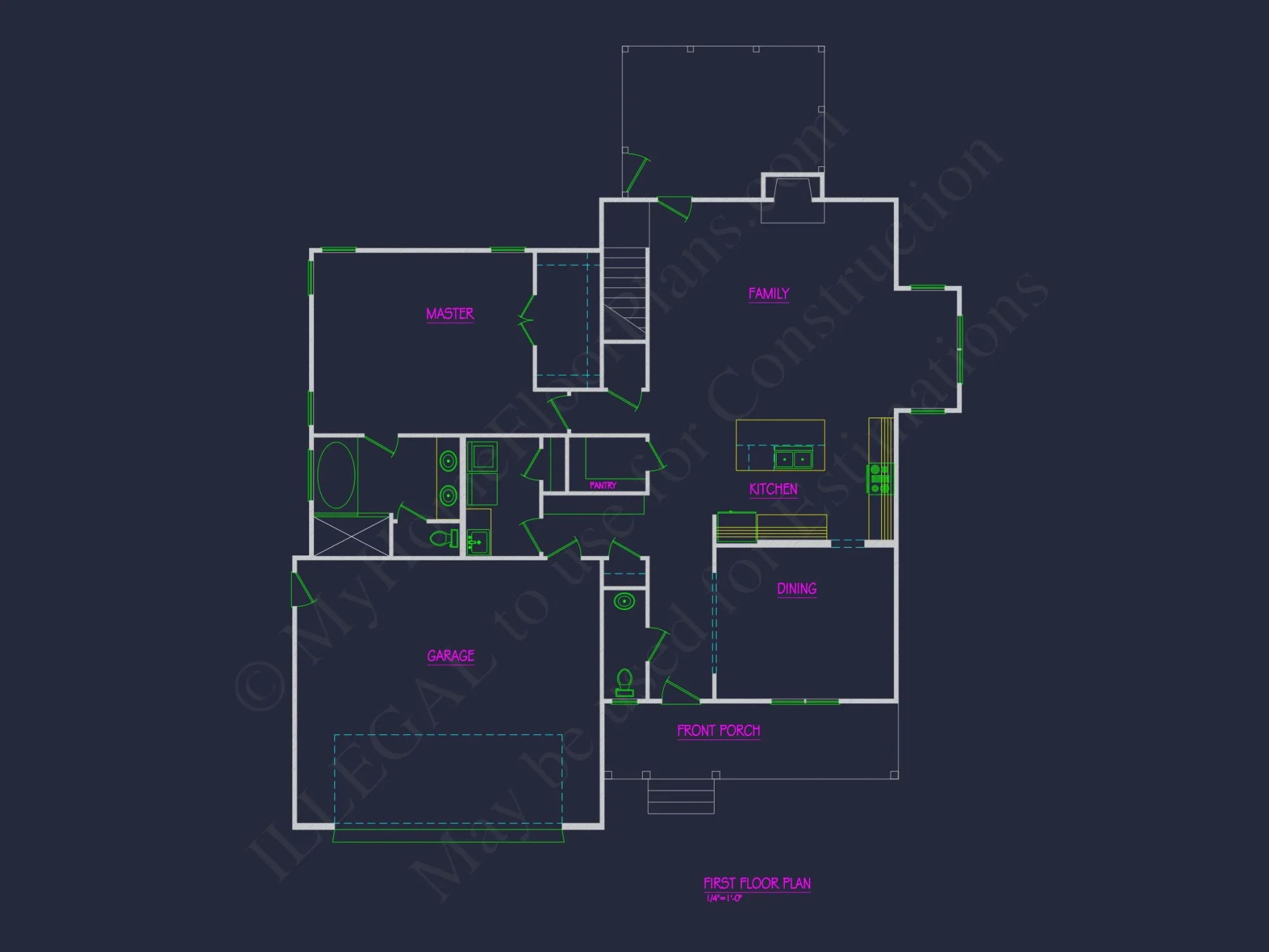 Beautiful 2-Story house Plan with Traditional CAD Designs