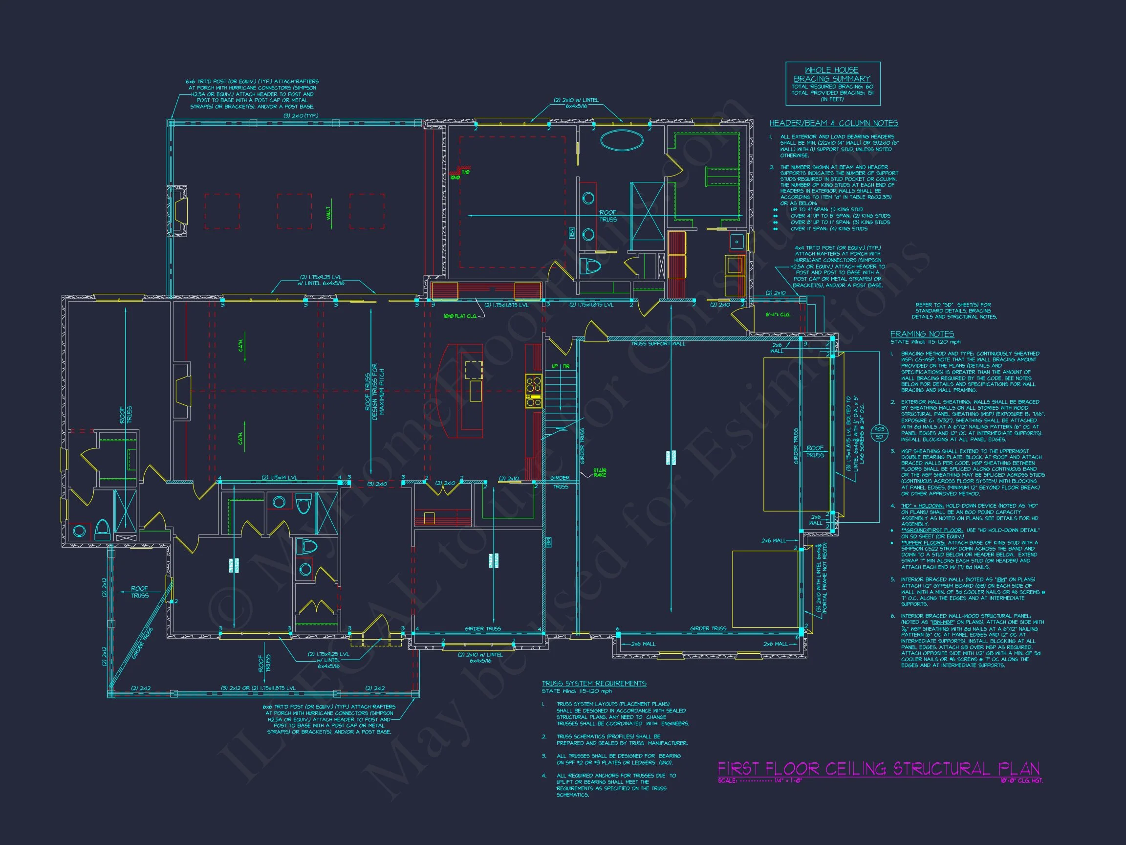 19-1922 HOUSE PLAN - Traditional Craftsman House Plan with 1.5 Floors and Spacious Design 9 Traditional Craftsman house Plan with 1.5 Floors and Spacious Design