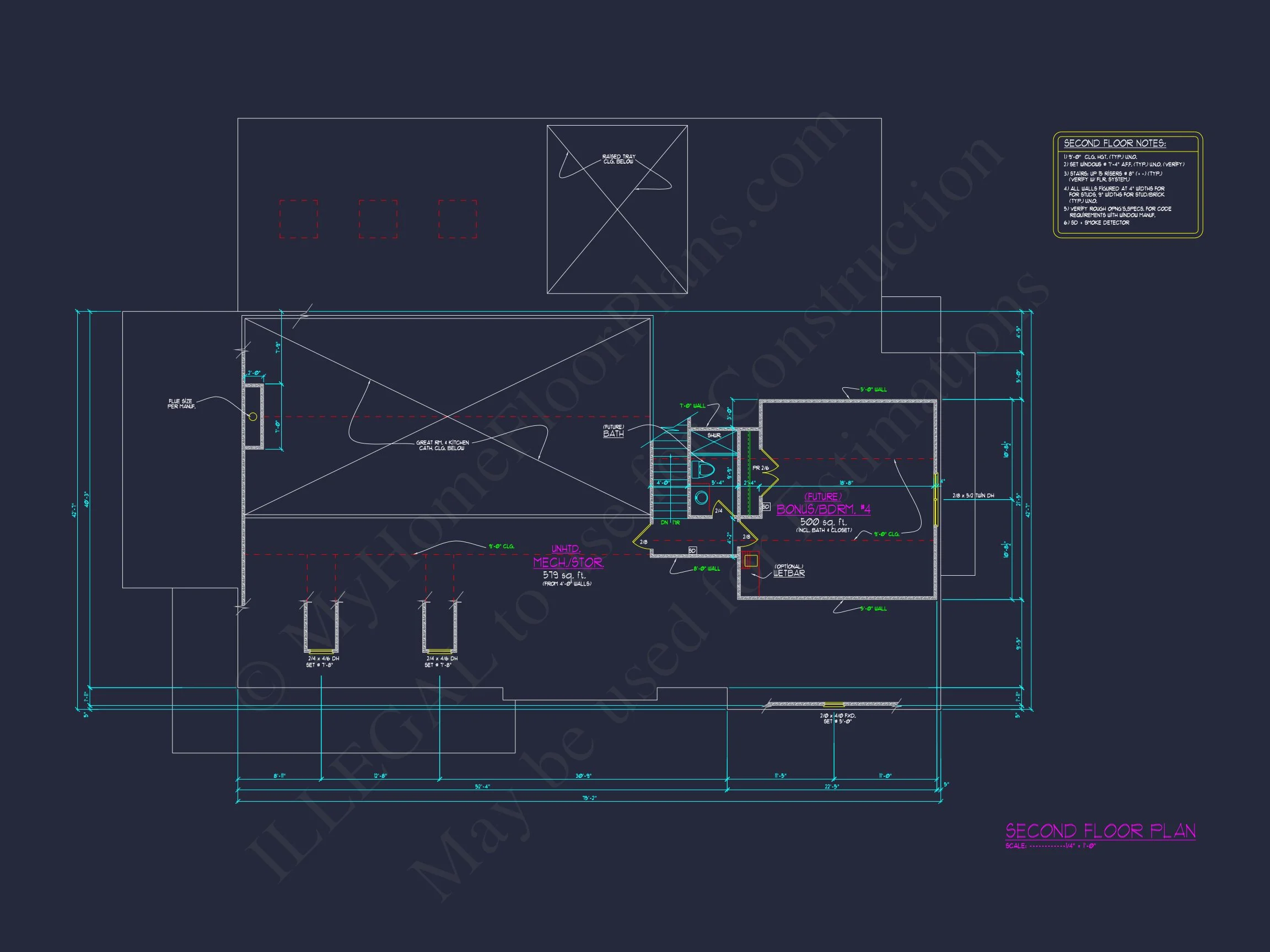 19-1922 HOUSE PLAN - Traditional Craftsman House Plan with 1.5 Floors and Spacious Design 7 Traditional Craftsman house Plan with 1.5 Floors and Spacious Design