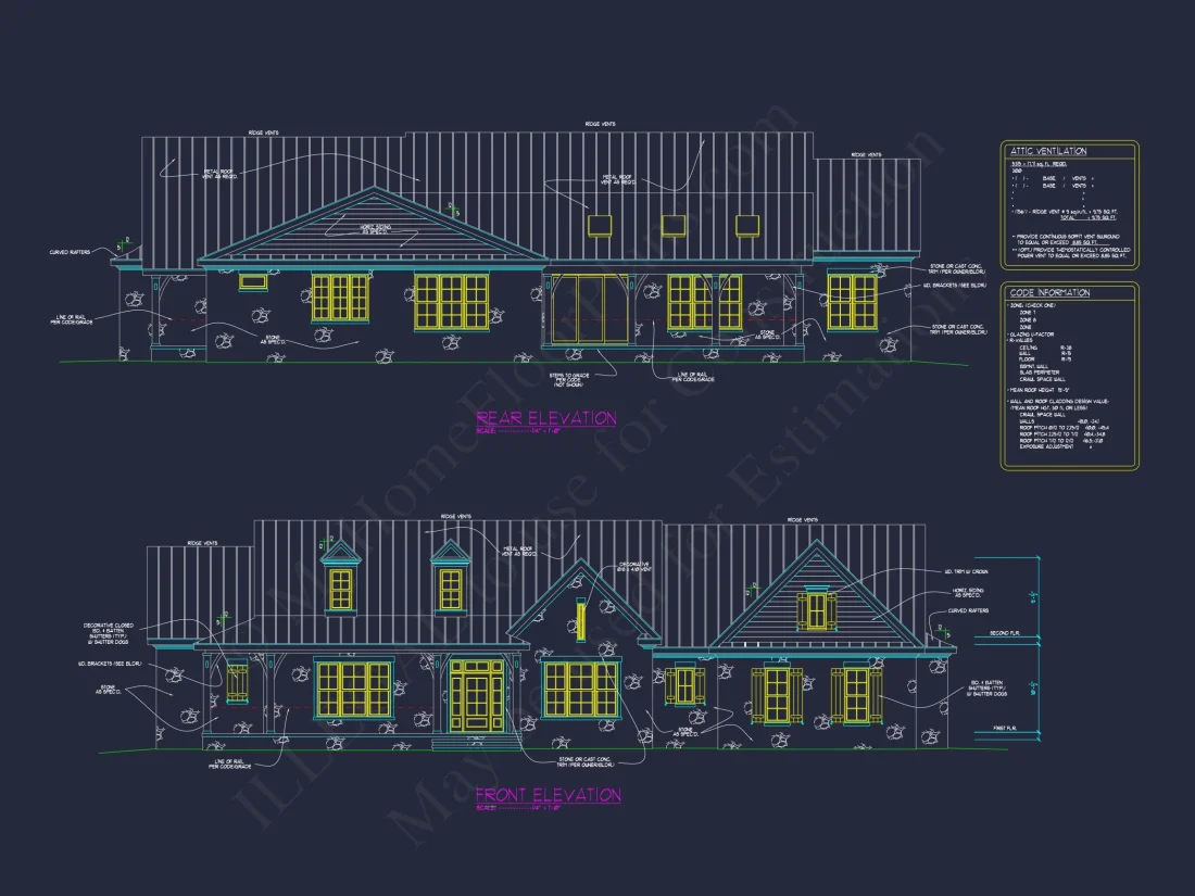 Traditional Craftsman house Plan with 1.5 Floors and Spacious Design