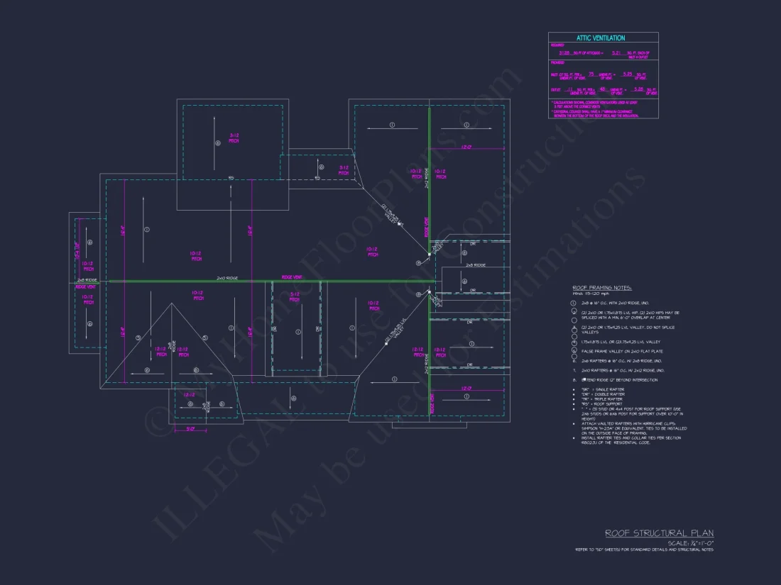 Craftsman house Plan With 1.5 Floors, CAD & Blueprint Designs