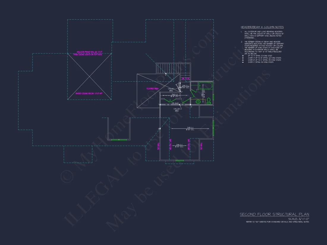 Craftsman house Plan With 1.5 Floors, CAD & Blueprint Designs