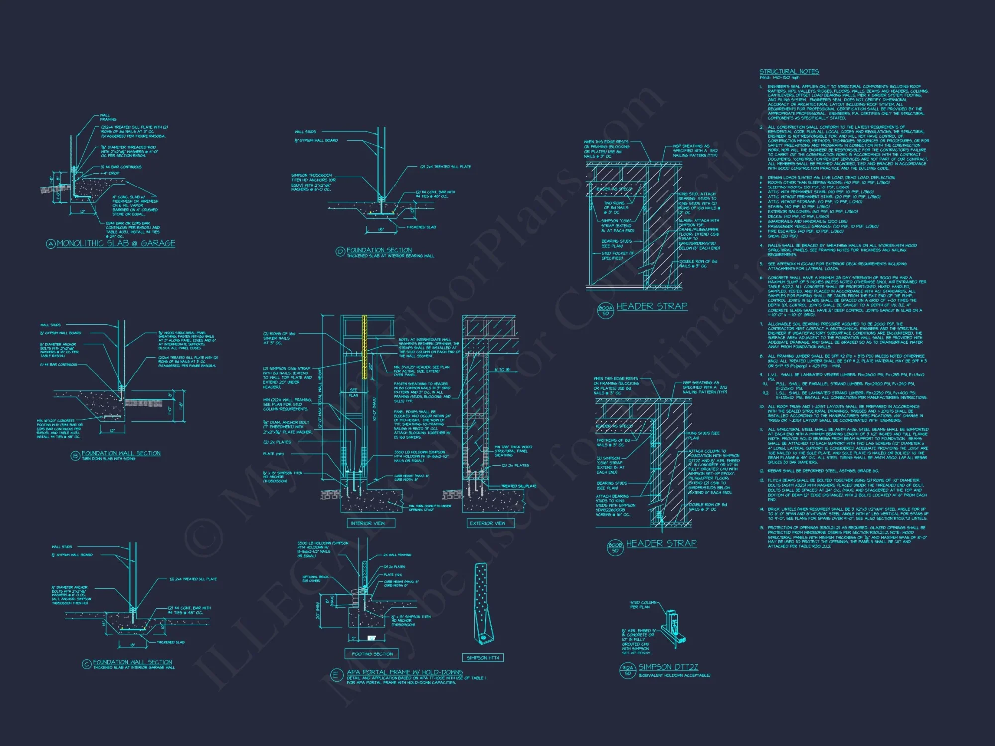 Beautiful house Plan with 4 Bedrooms, CAD Designs & Blueprint