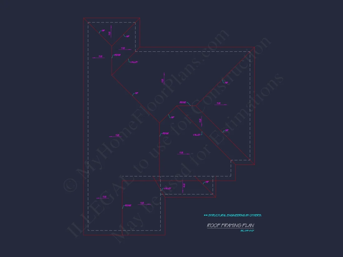 Beautiful house Plan with 4 Bedrooms, CAD Designs & Blueprint