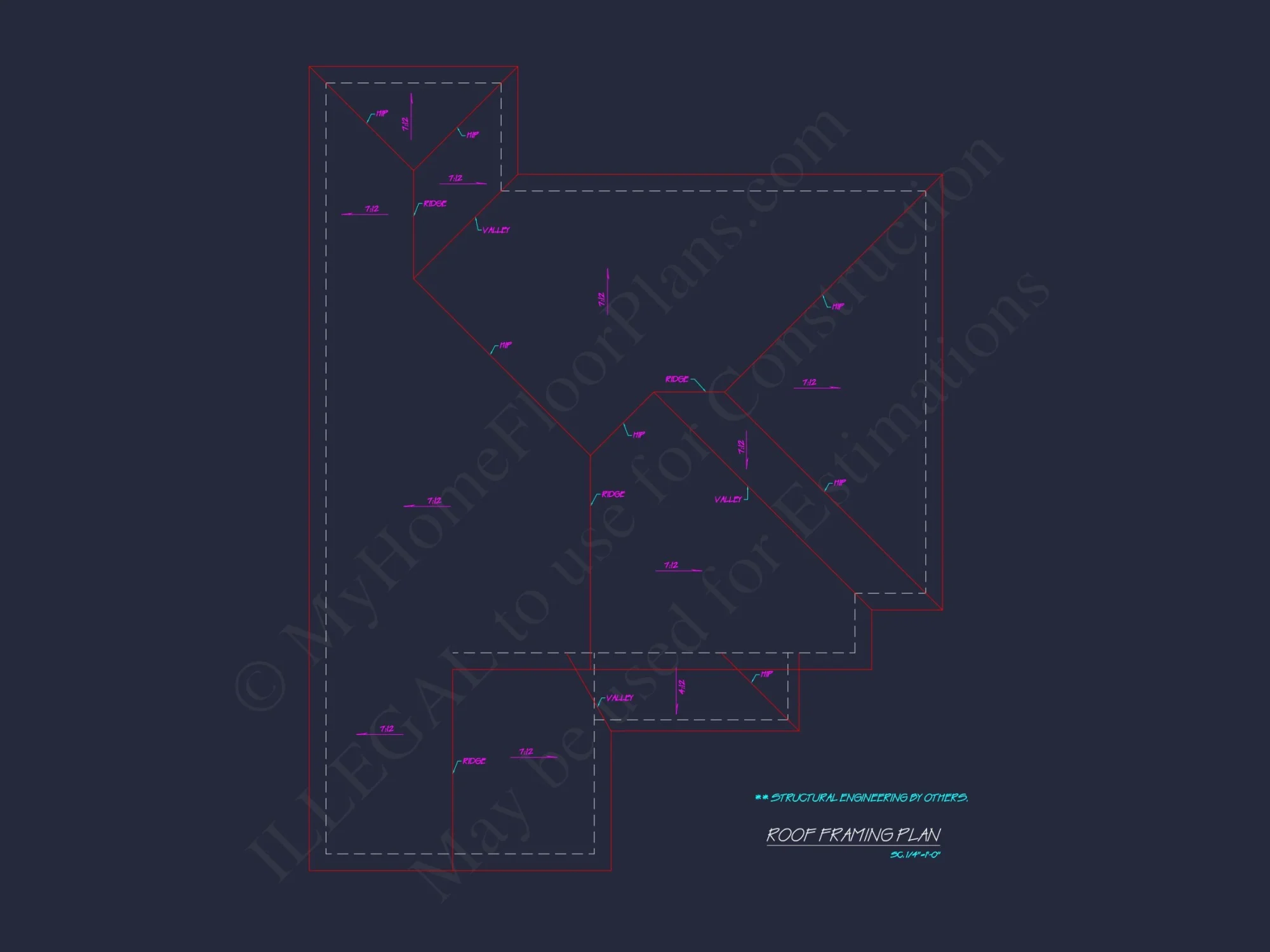 Beautiful house Plan with 4 Bedrooms, CAD Designs & Blueprint