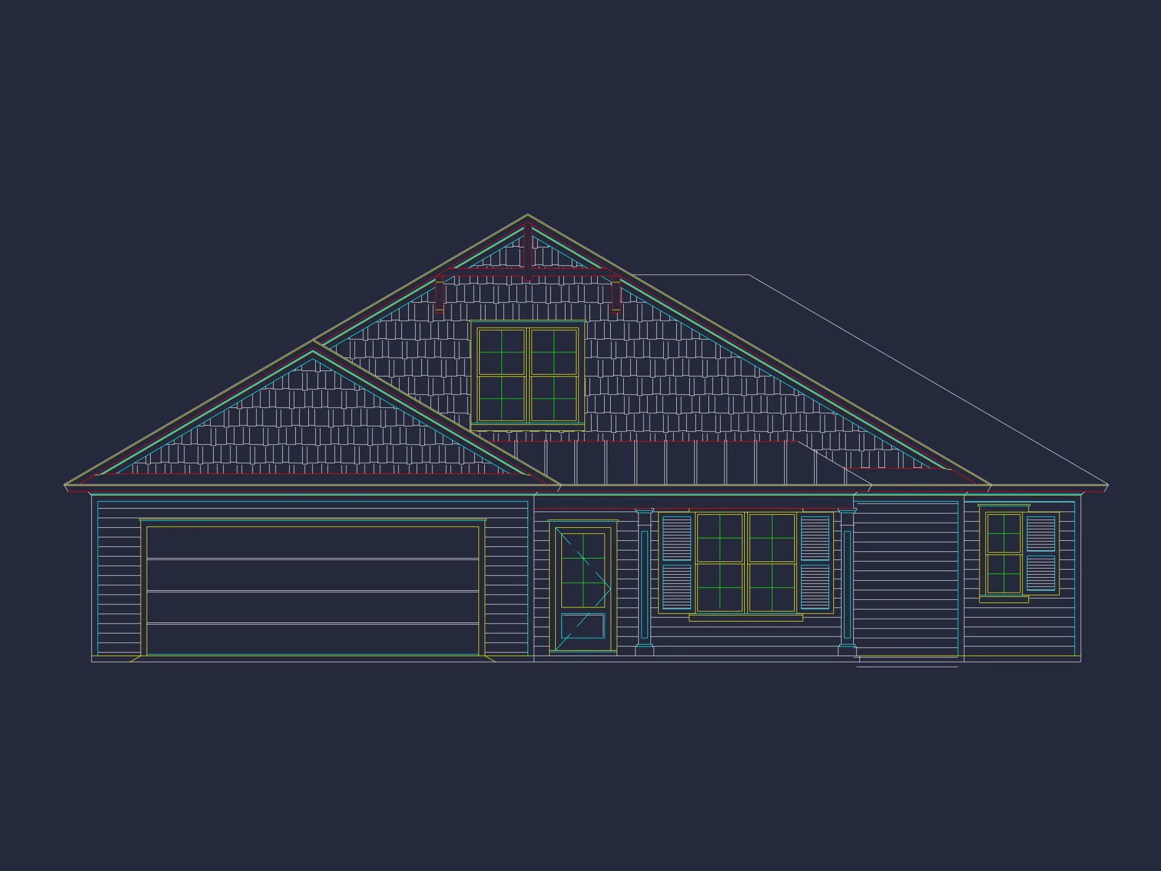 19-1792 HOUSE PLAN - Beautiful House Plan with 4 Bedrooms, CAD Designs & Blueprint 6 Beautiful house Plan with 4 Bedrooms, CAD Designs & Blueprint