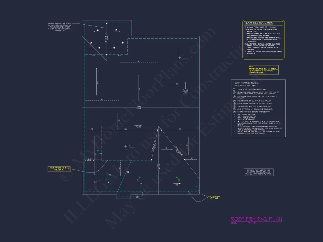 Beautiful house Plan with 2-Story Design, CAD Blueprint