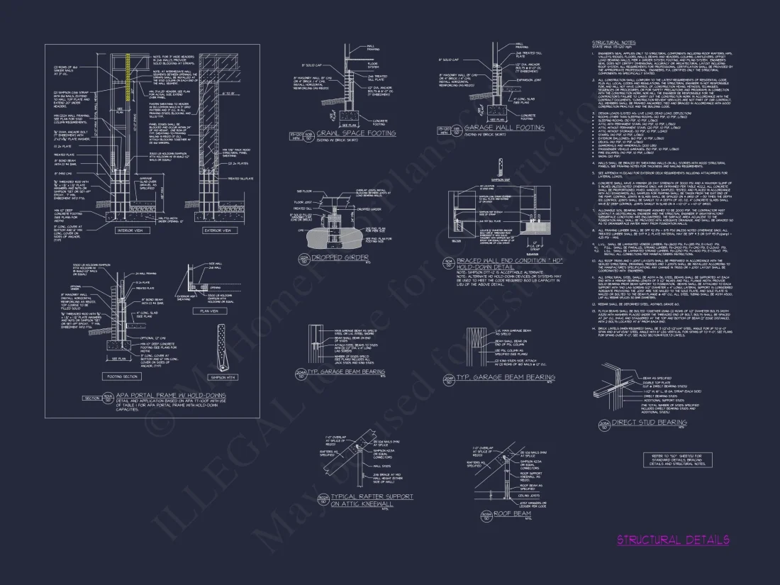 Modern Craftsman house Plan with 2.5 Floors and 4 Bedrooms