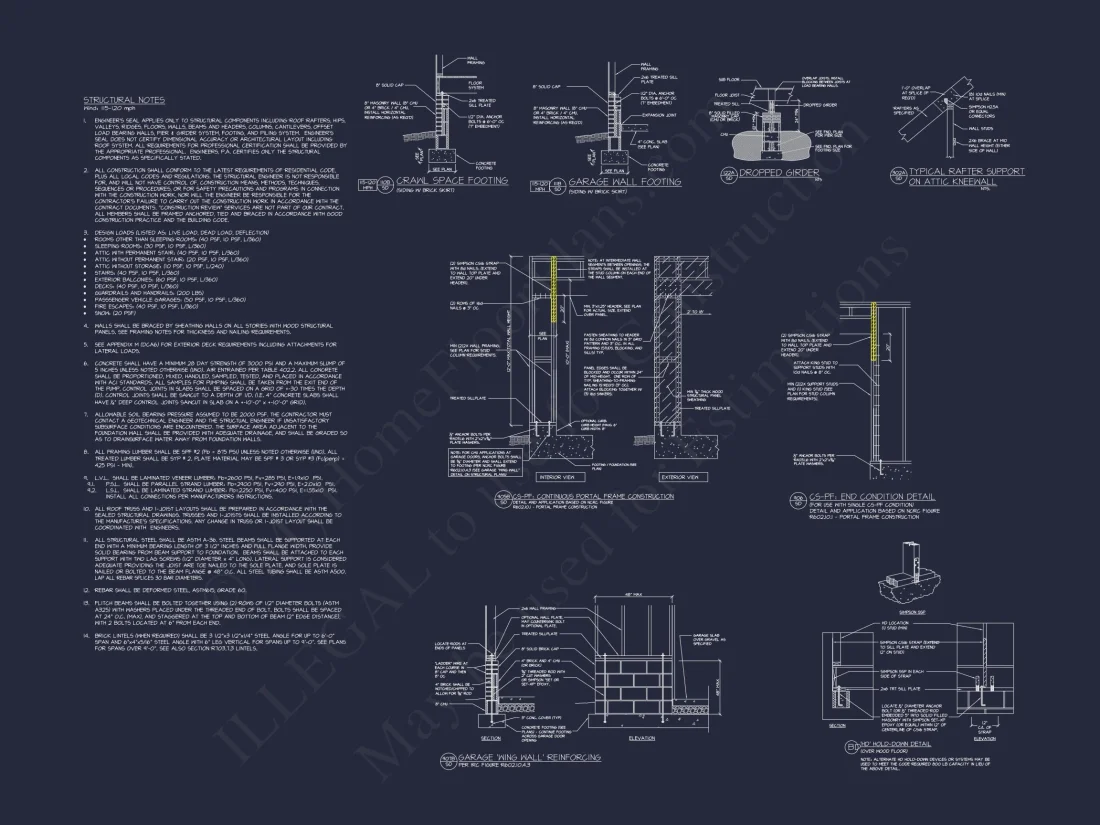 Stunning house CAD Floor Plan with 4 Bedrooms and 2 Garage Bays