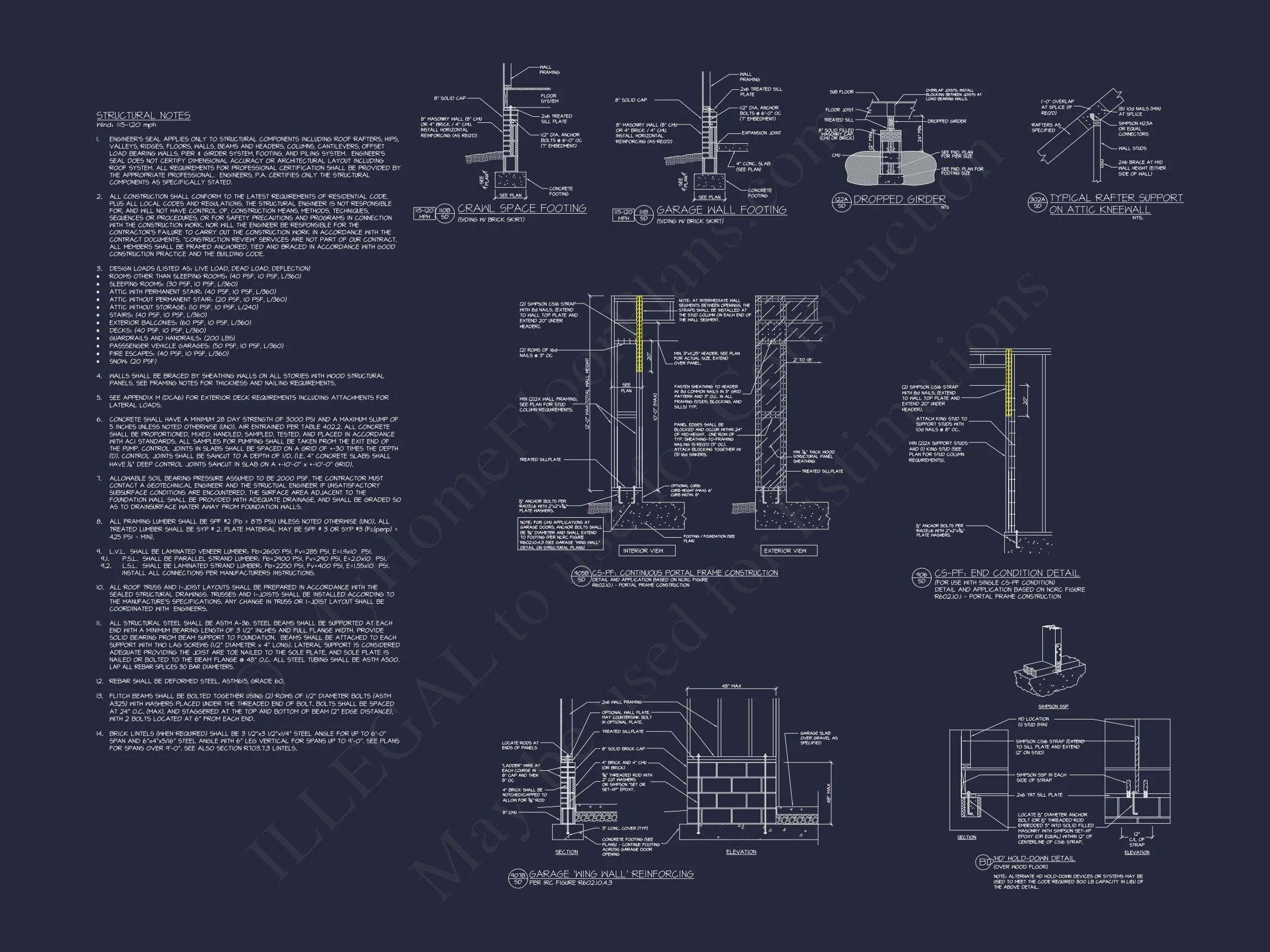 19-1632 HOUSE PLAN - Stunning House CAD Floor Plan with 4 Bedrooms and 2 Garage Bays 12 Stunning house CAD Floor Plan with 4 Bedrooms and 2 Garage Bays