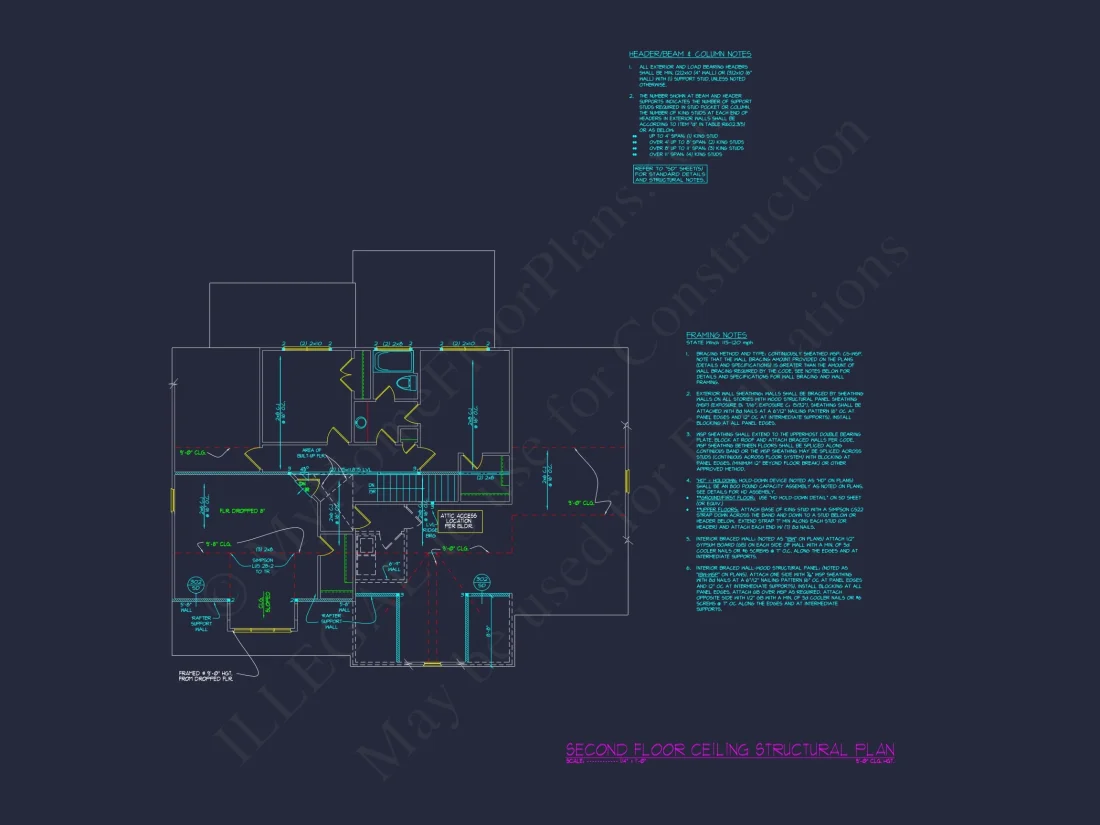 Beautiful house Plan with 2 Floors, Craftsman Designs & CAD