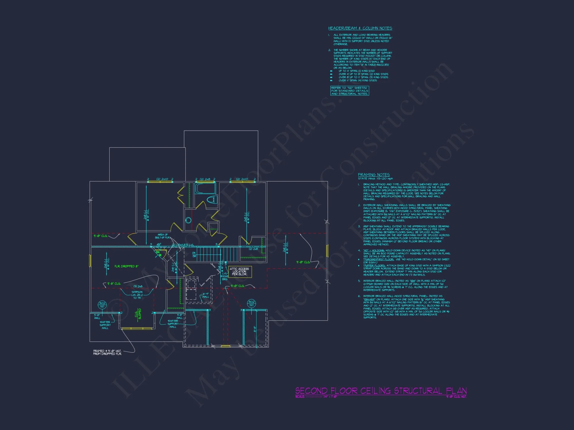 Beautiful house Plan with 2 Floors, Craftsman Designs & CAD