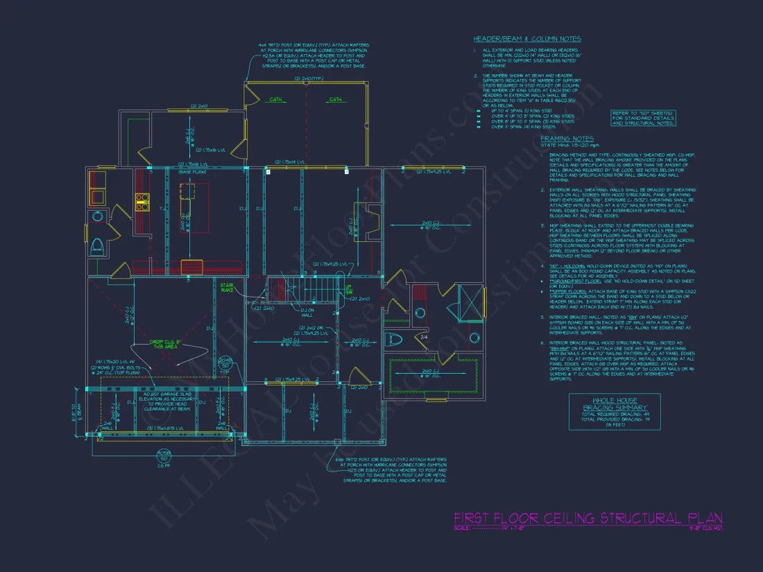 Beautiful house Plan with 2 Floors, Craftsman Designs & CAD