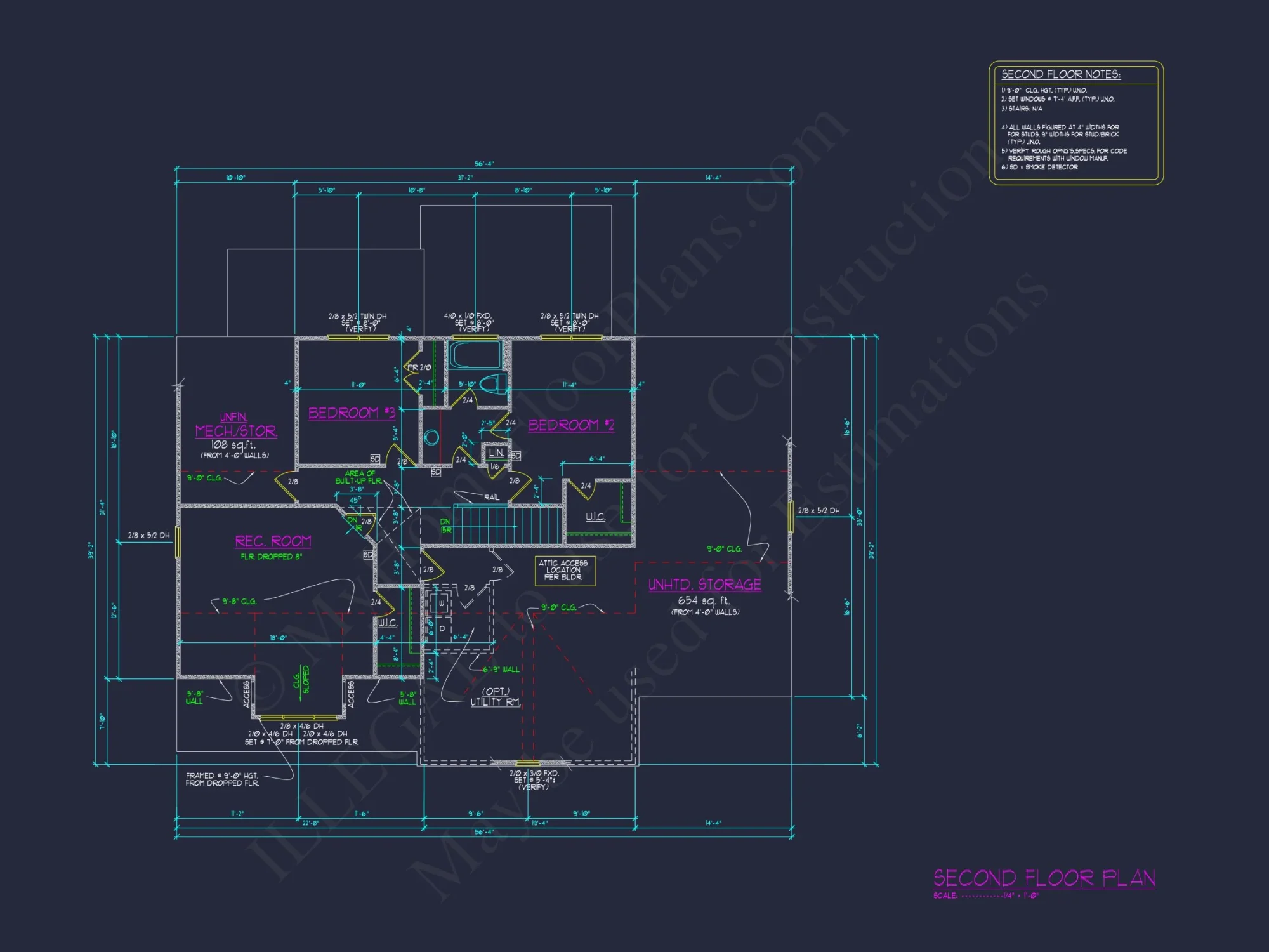 Beautiful house Plan with 2 Floors, Craftsman Designs & CAD