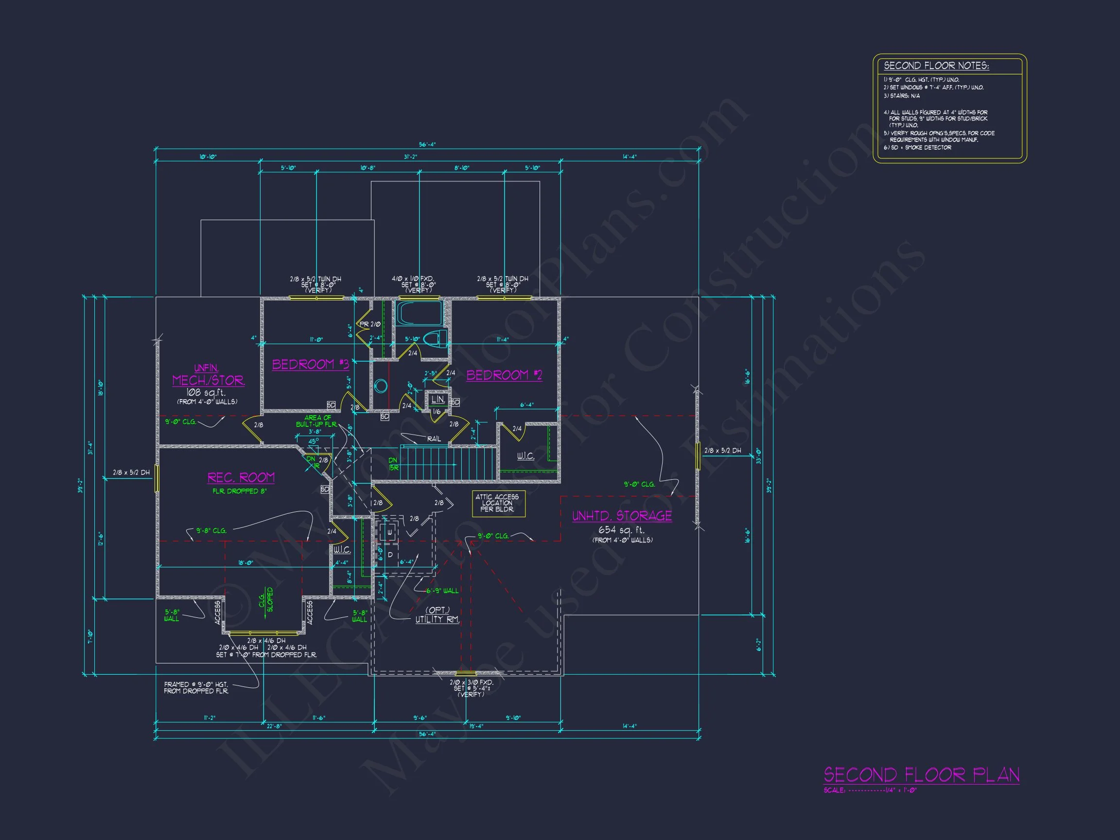 19-1553 HOUSE PLAN - Beautiful House Plan with 2 Floors, Craftsman Designs & CAD 7 Beautiful house Plan with 2 Floors, Craftsman Designs & CAD