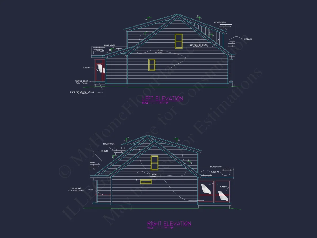 Beautiful house Plan with 2 Floors, Craftsman Designs & CAD