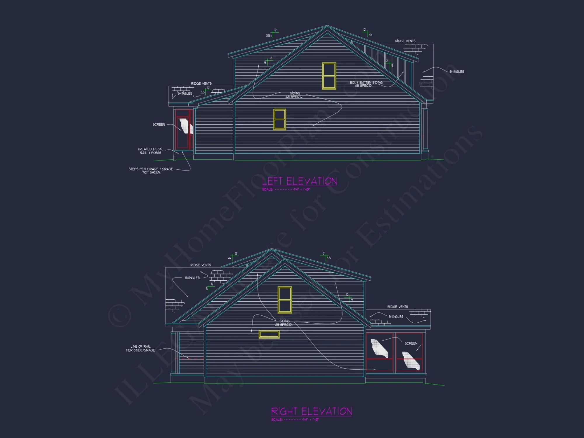 Beautiful house Plan with 2 Floors, Craftsman Designs & CAD
