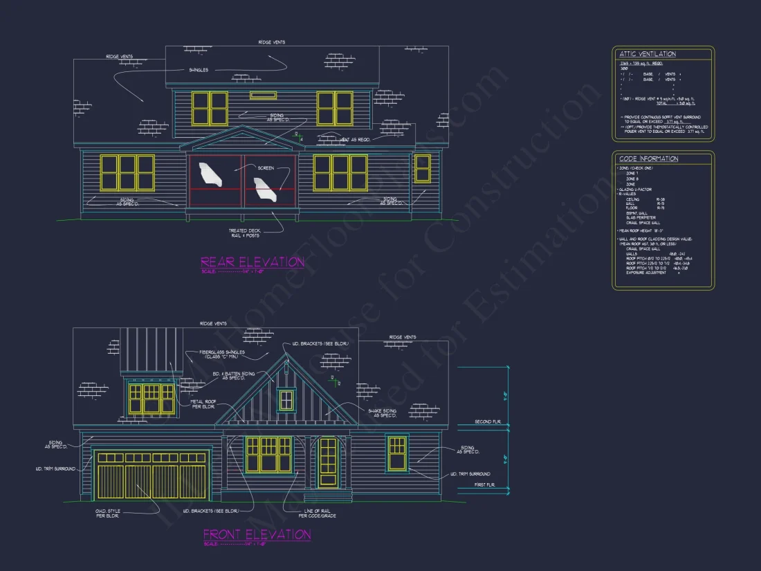 Beautiful house Plan with 2 Floors, Craftsman Designs & CAD