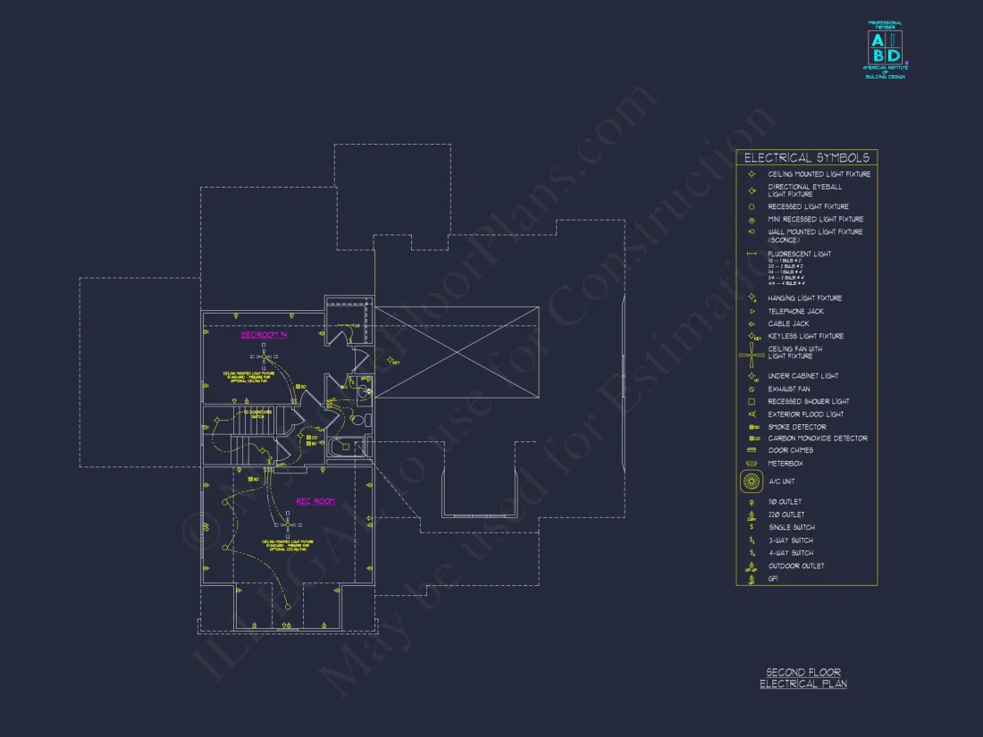 Craftsman house Plan with 4 Bedrooms, Spacious CAD Designs