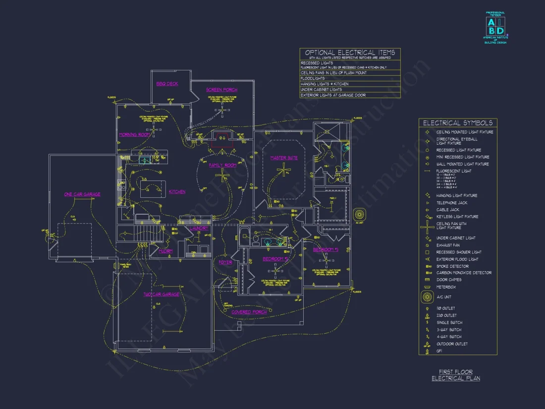 Craftsman house Plan with 4 Bedrooms, Spacious CAD Designs