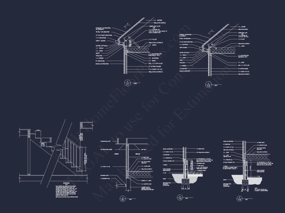 Charming 2-Story Craftsman house Plan with Detailed CAD Designs