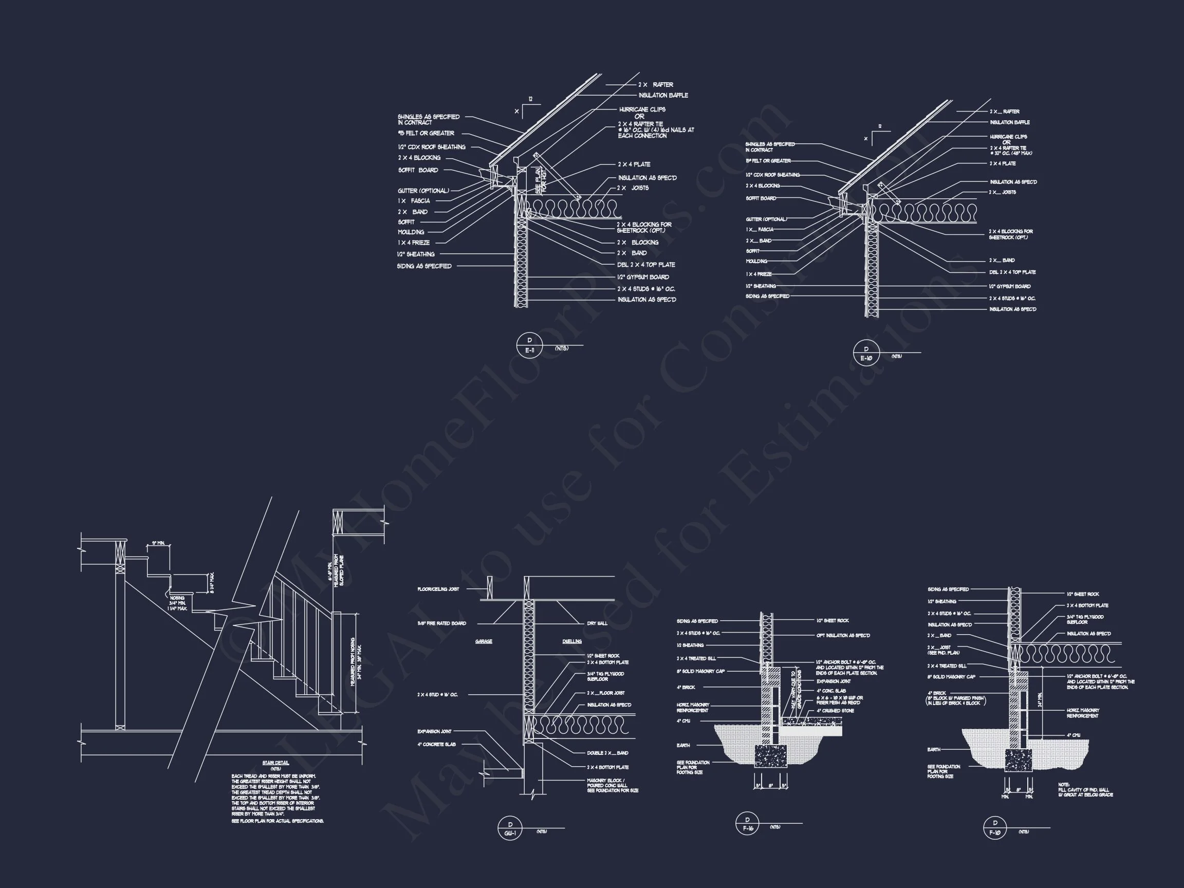 19-1538 HOUSE PLAN - Charming 2-Story Craftsman House Plan with Detailed CAD Designs 15 Charming 2-Story Craftsman house Plan with Detailed CAD Designs