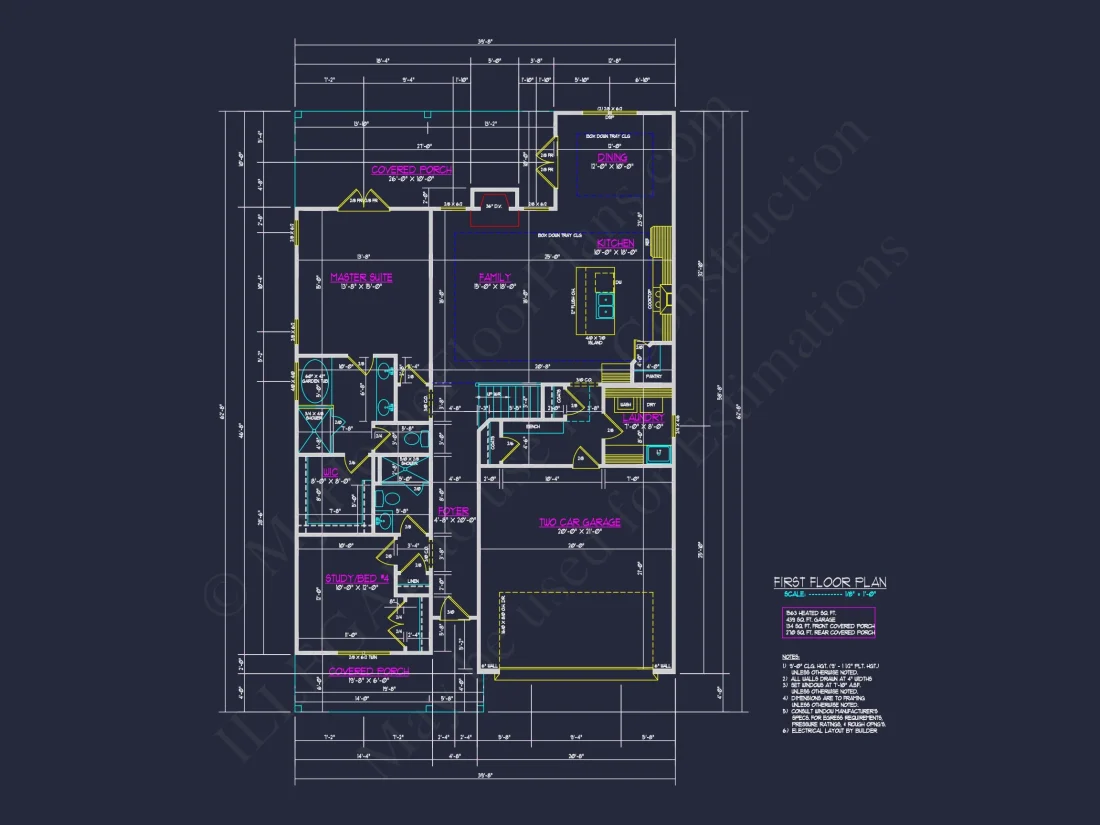 Charming 2-Story Craftsman house Plan with Detailed CAD Designs
