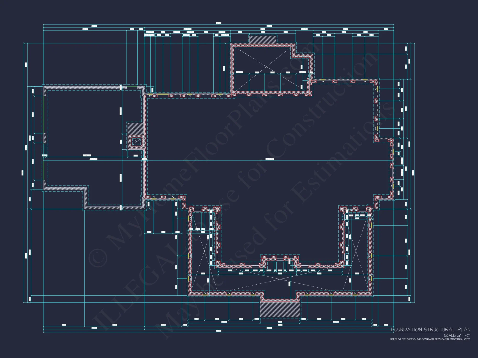 Colonial Farmhouse CAD house Floor Plan with Traditional Designs