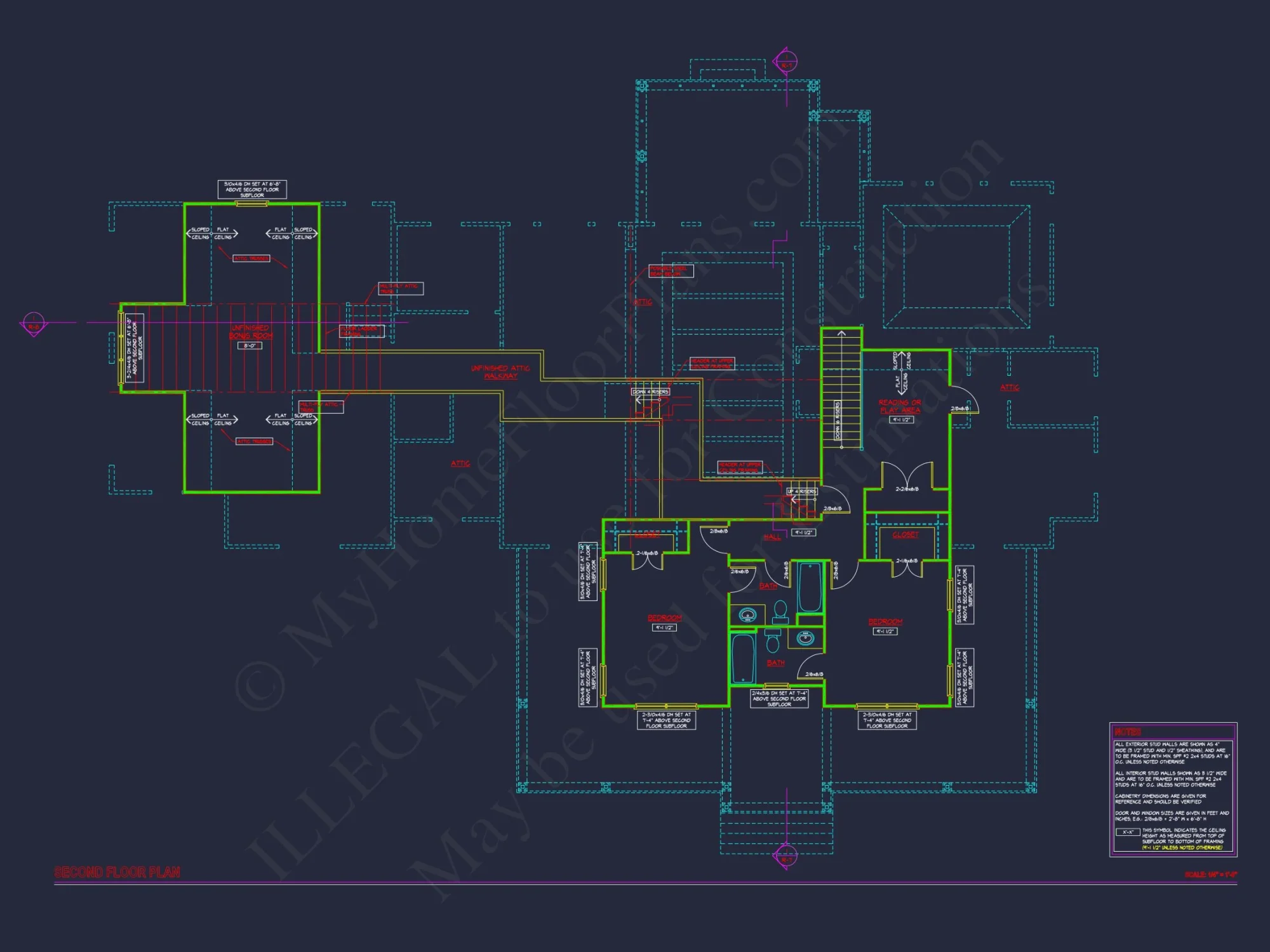 Colonial Farmhouse CAD house Floor Plan with Traditional Designs